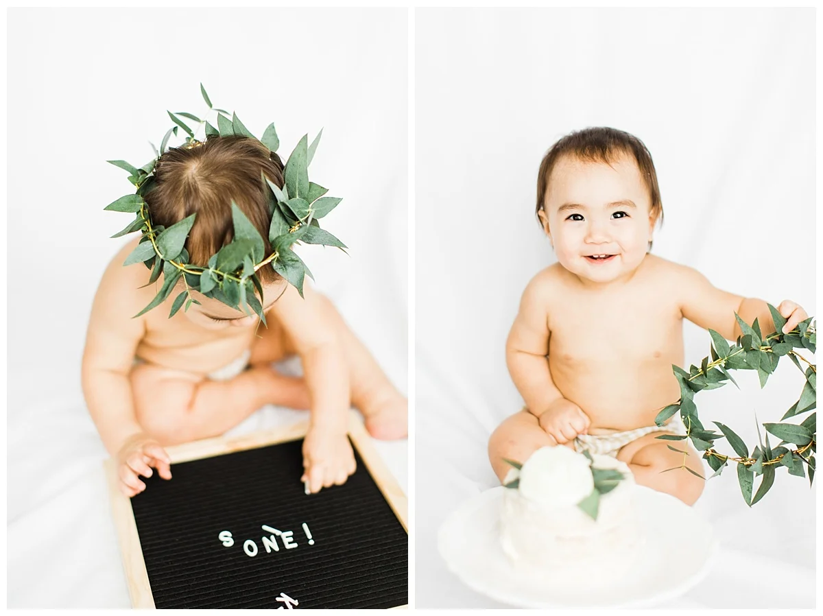 baby's first birthday | cake smash | boy mom | minneapolis family photographer