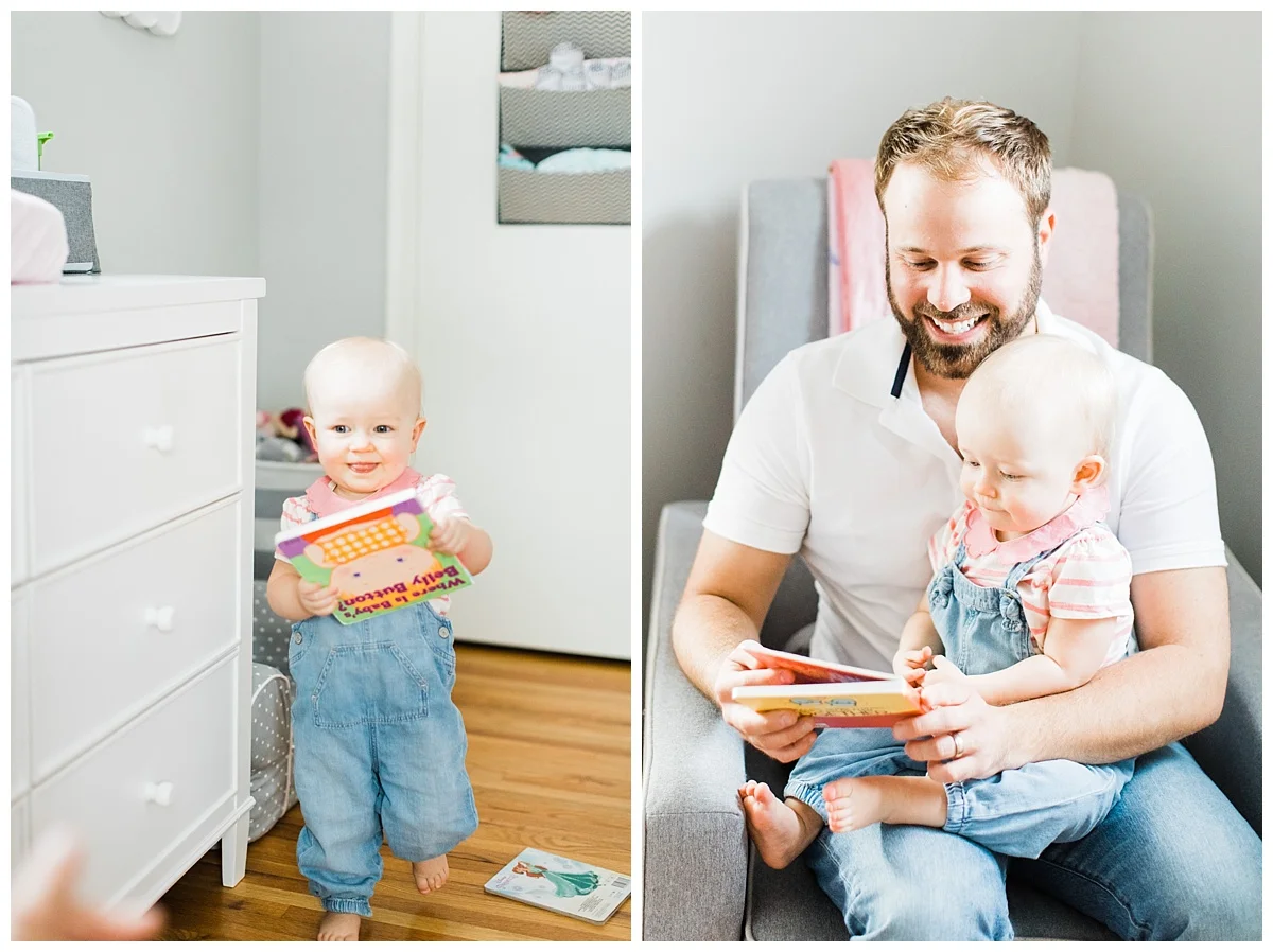 Baby milestone photos | 18 months | in-home lifestyle | Edina Family Photographer | Photos by Hyojin Oberg