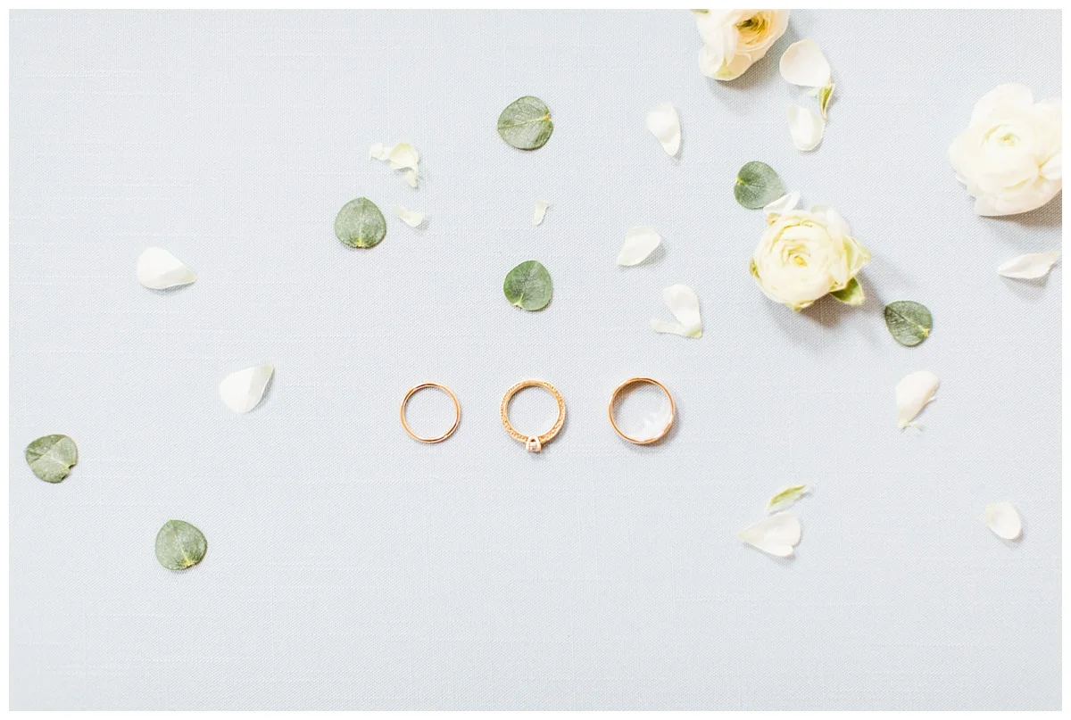 st. paul wedding | landmark center wedding | ring shot | wedding flatlay 