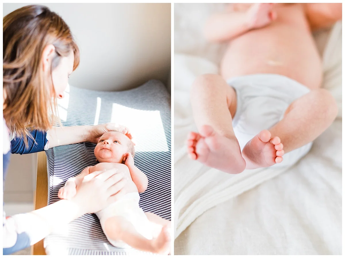 Minneapolis in-home newborn session | Newborn Photos | Lifestyle Newborn Photos | Minneapolis Family Photographer