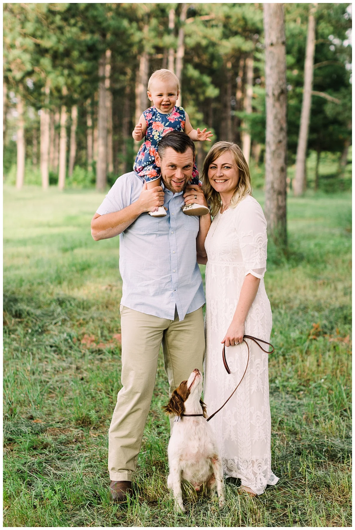 Minneapolis Family Photographer | Boho Family Photos | Tree Farm Photoshoot | Baby Milestone Photos Minneapolis | Rogers Family Photographer | Maple Grove Family Photographer