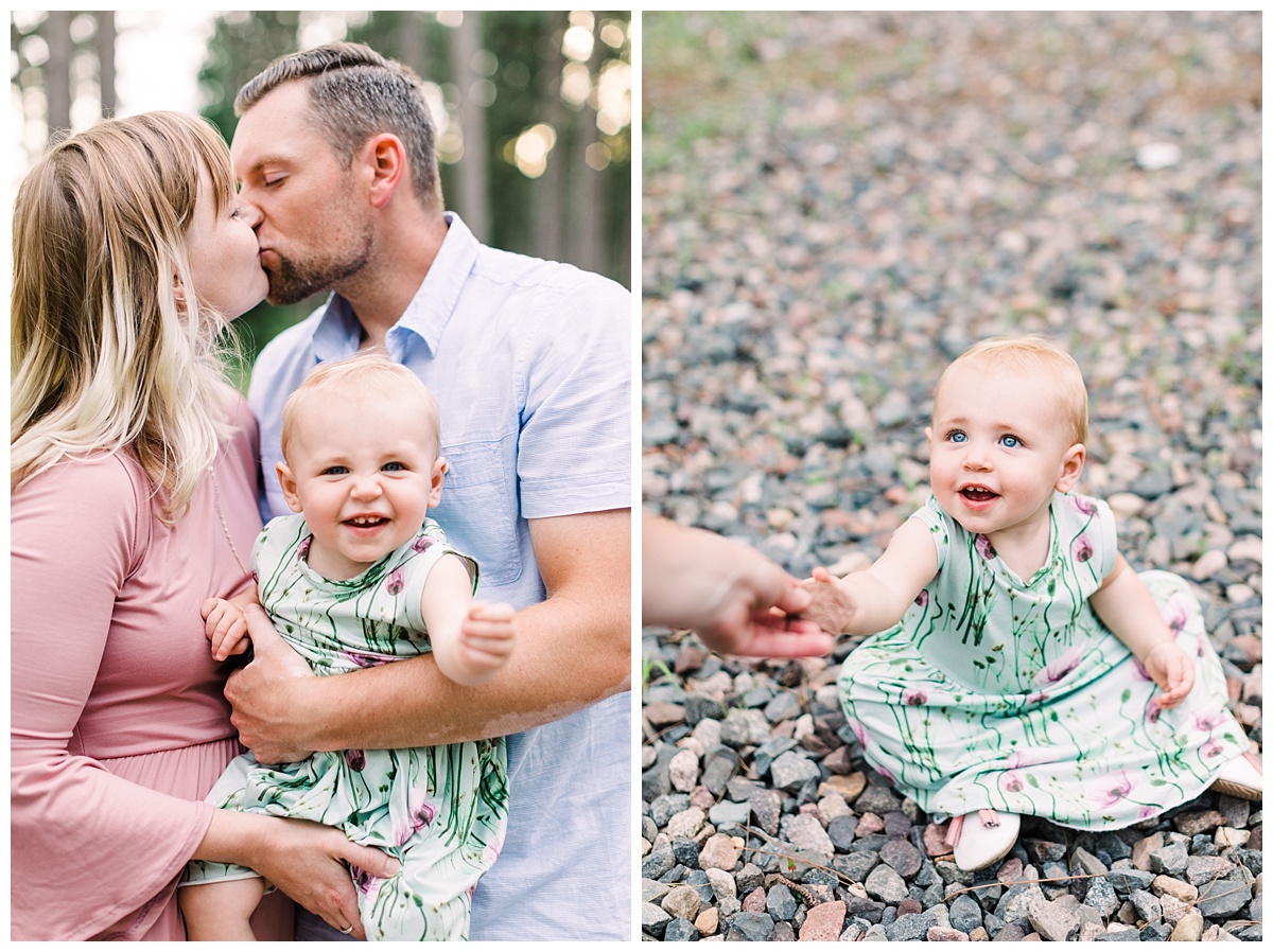 Minneapolis Family Photographer | Boho Family Photos | Tree Farm Photoshoot | Baby Milestone Photos Minneapolis | Rogers Family Photographer | Maple Grove Family Photographer