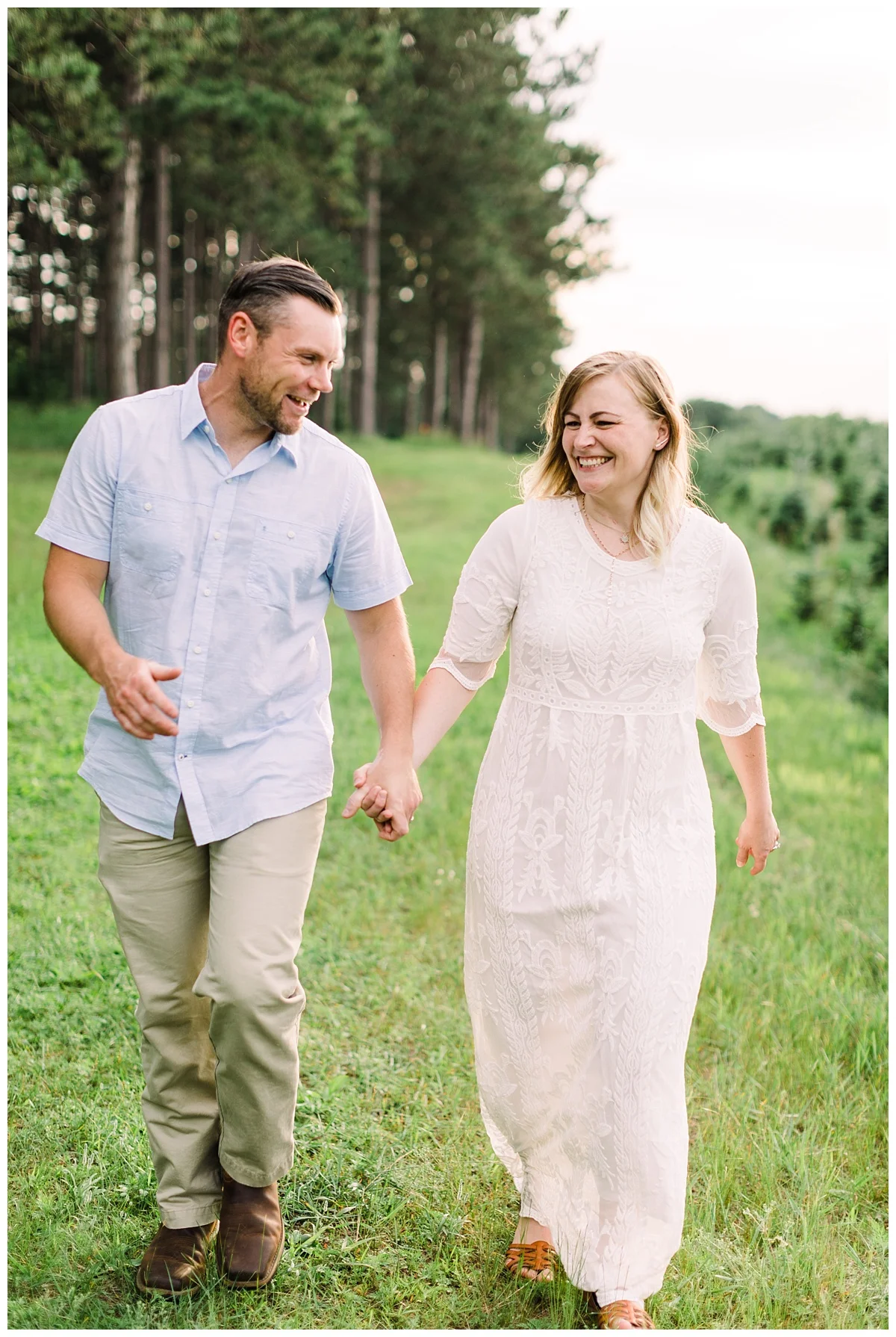 Minneapolis Family Photographer | Boho Family Photos | Tree Farm Photoshoot | Baby Milestone Photos Minneapolis | Rogers Family Photographer | Maple Grove Family Photographer