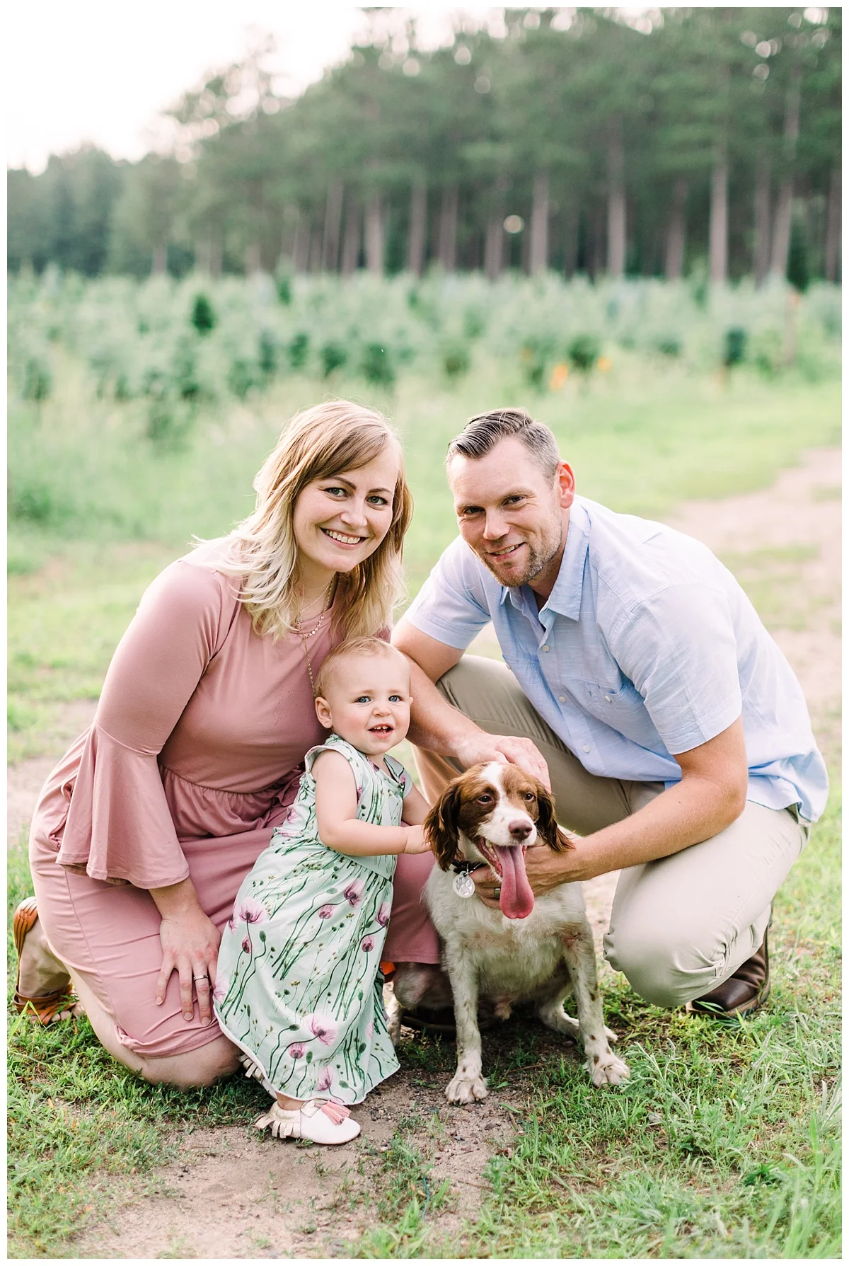 Minneapolis Family Photographer | Boho Family Photos | Tree Farm Photoshoot | Baby Milestone Photos Minneapolis | Rogers Family Photographer | Maple Grove Family Photographer