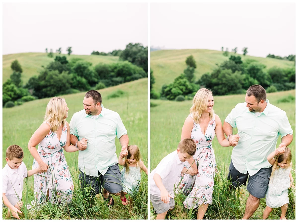 eden prairie family photographer | minneapolis family photographer | natural light family photo by Hyojin Oberg | summer family photos