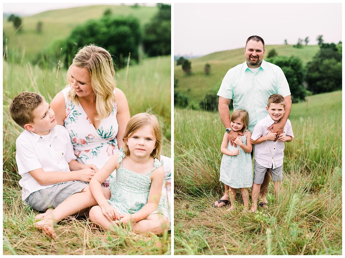 eden prairie family photographer | minneapolis family photographer | natural light family photo by Hyojin Oberg | summer family photos