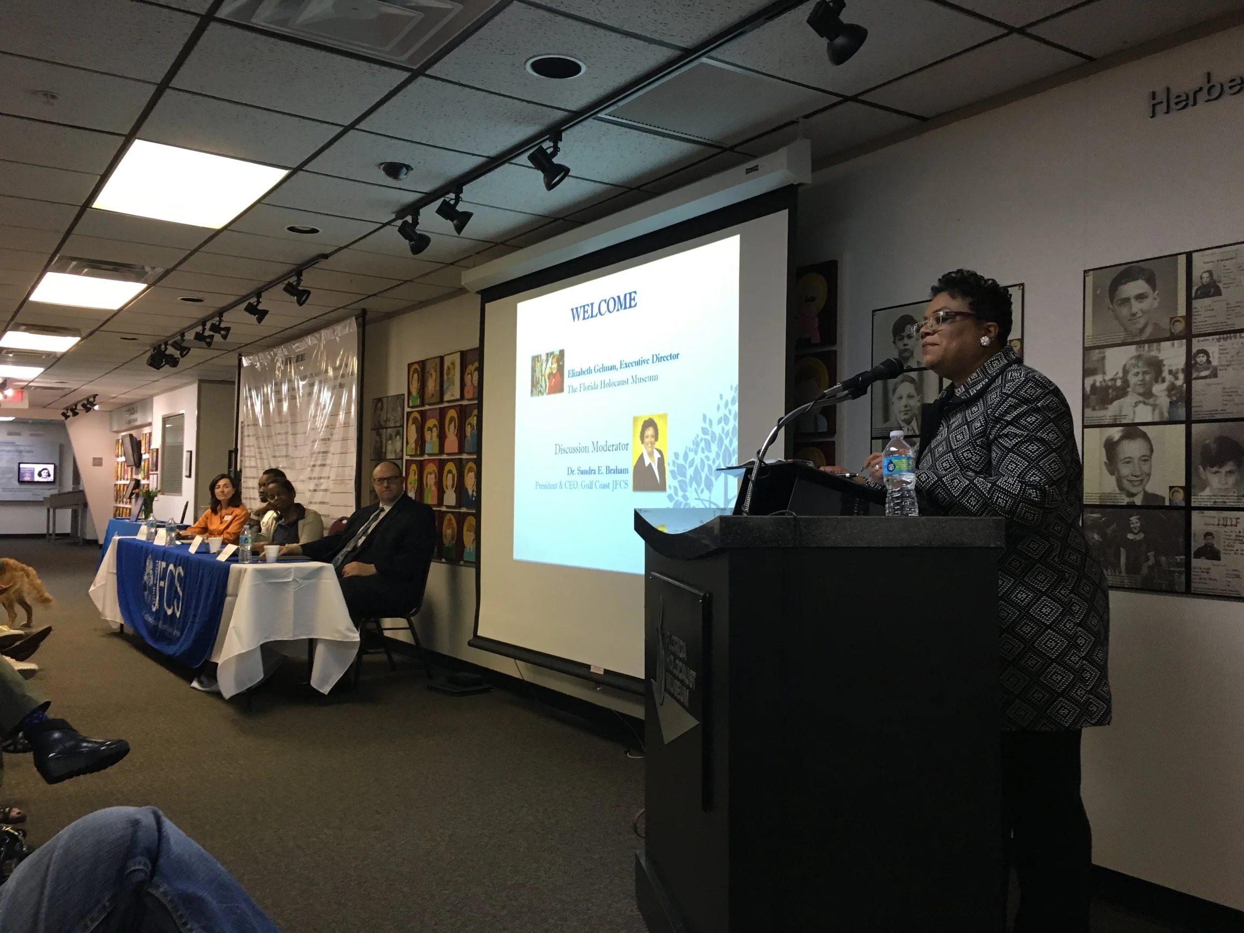 “Welcoming the Stranger” Event hosted by Gulf Coast Jewish Family & Community Services ; photo credit: Christine Mendonca 2017
