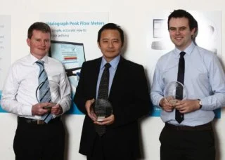 Receiving InterTrade Ireland FUSION Exemplar Award, 2013