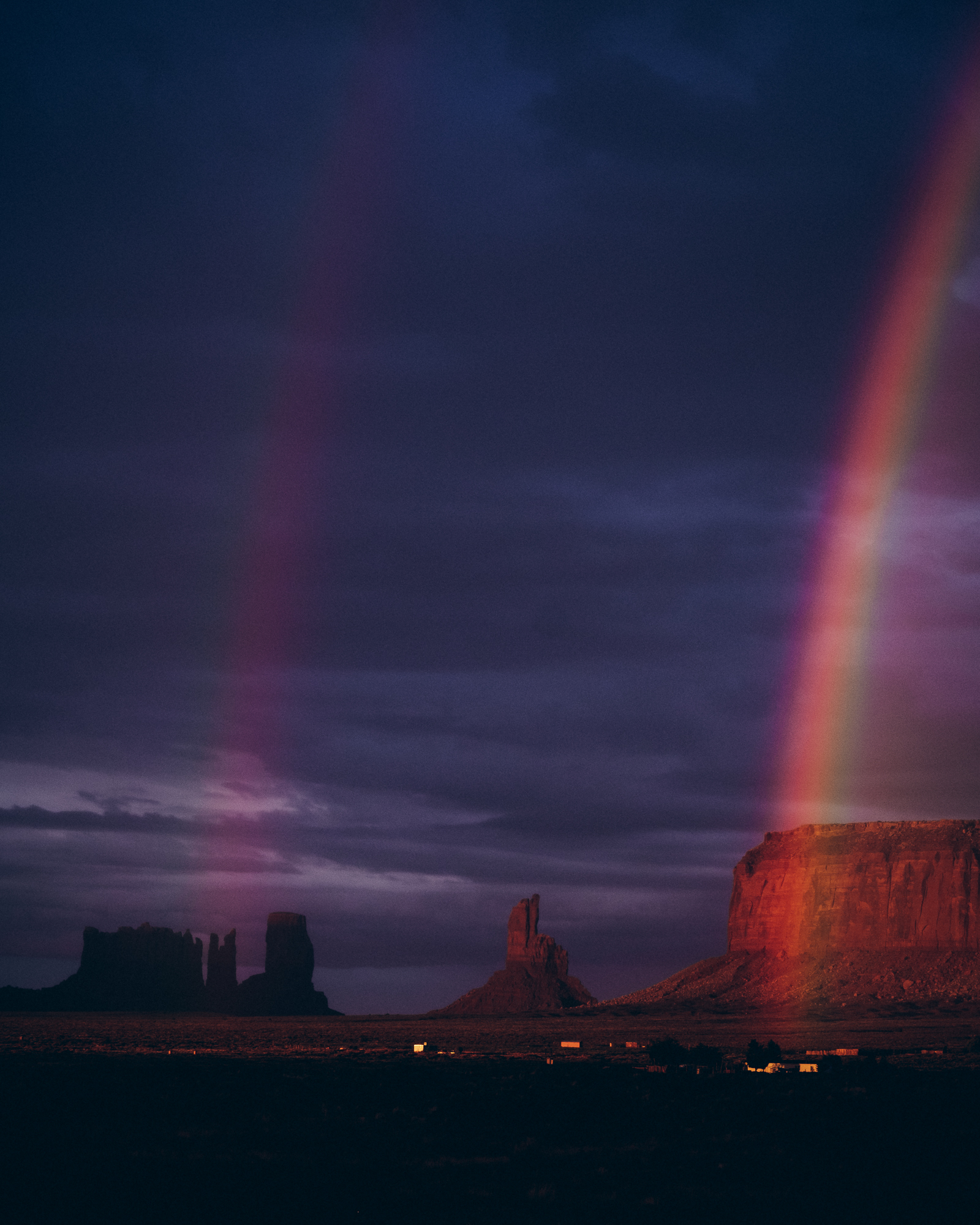 Double Rainbow, Monument Valley