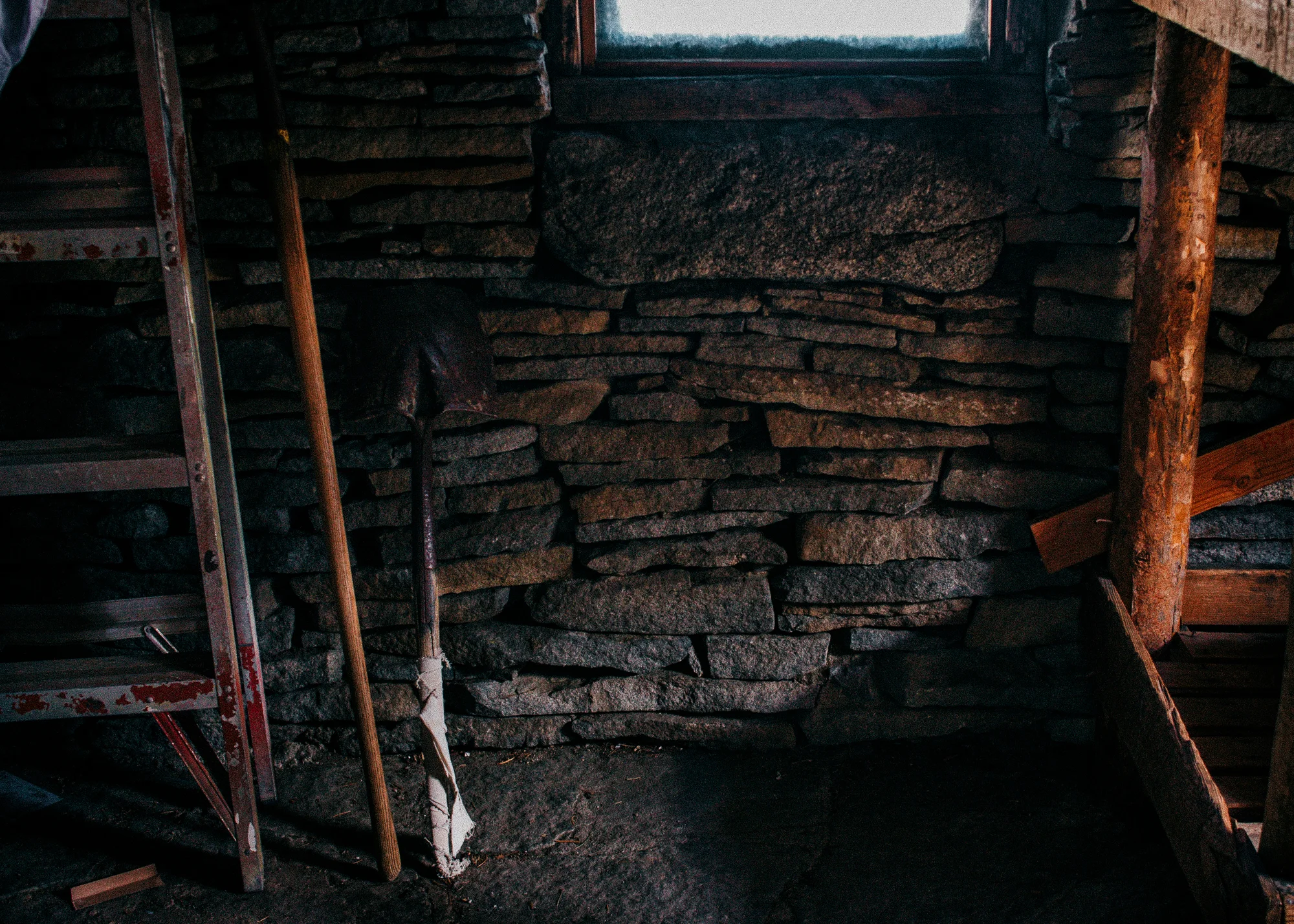 Inside a Mountain Shelter
