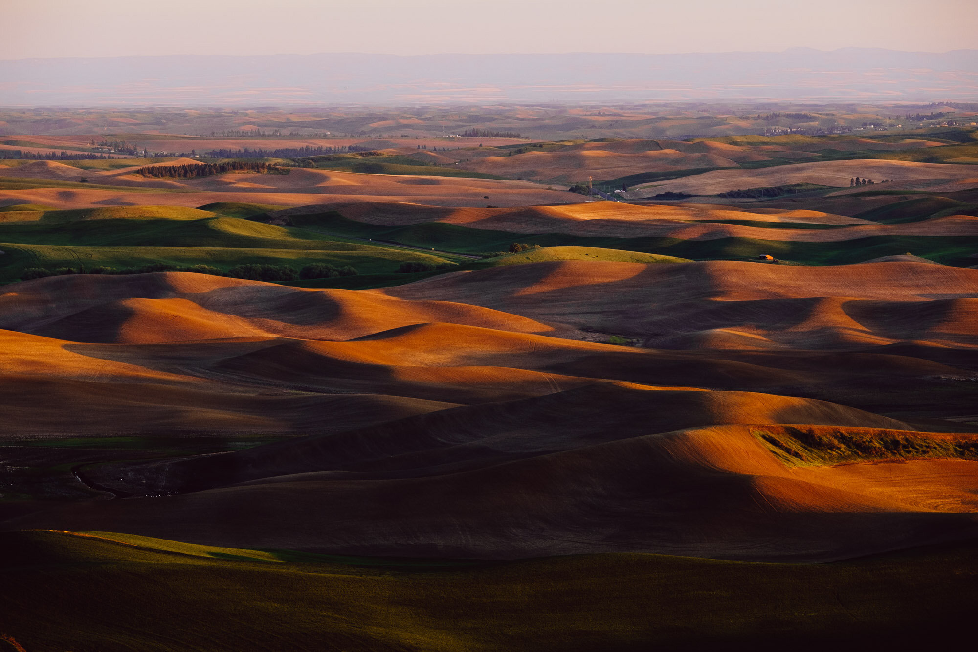 Sunset over Palouse Country