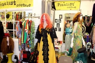 FABULIST WOOD STREET INDOor MARKET IS PROUD TO HAVE ITS VERY OWN COSTUME HIRE SHOP. FABULIST SPECIALISES IN WEIRD AND WONDERFUL ATTIRE INCLUDING VINTAGE THEATRE COSTUME, ITEMS SOURCED DIRECTLY FROM CABARET PERFORMERS AS WELL AS ONE-OFF CUSTOMISED PIECES. POP IN TO Discuss your costume hire needs or simply to buy a unique item of clothing or quirky accessory.