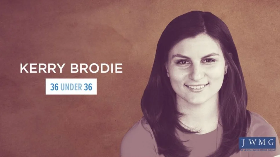 Kerry Brodie named Jewish Week's 36 Under 36 for the year 2018