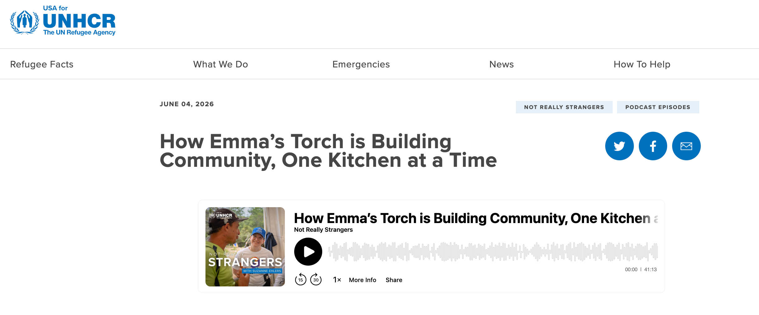 Emma’s Torch on USA for UNHCR        The UN Refugee Agency