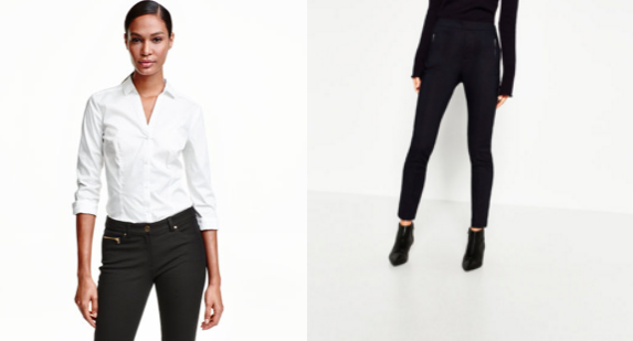 Left: H&M I Right : Zara