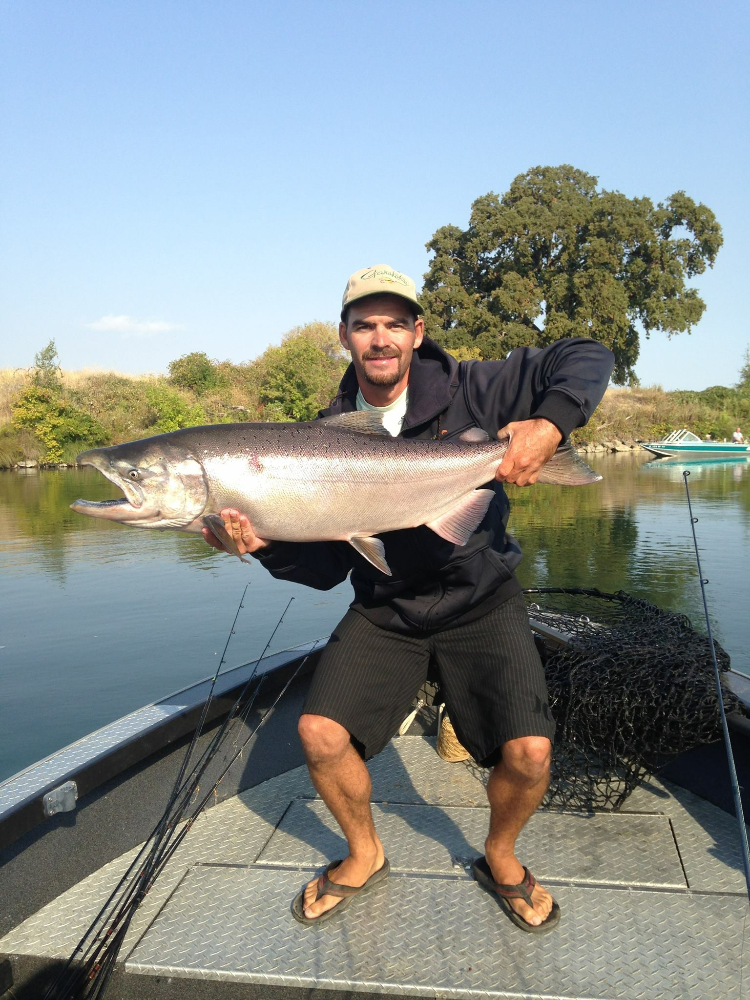 Mike's Fishing Guide & Charter Service For Sacramento River Fishing King Salmon, Striped Bass