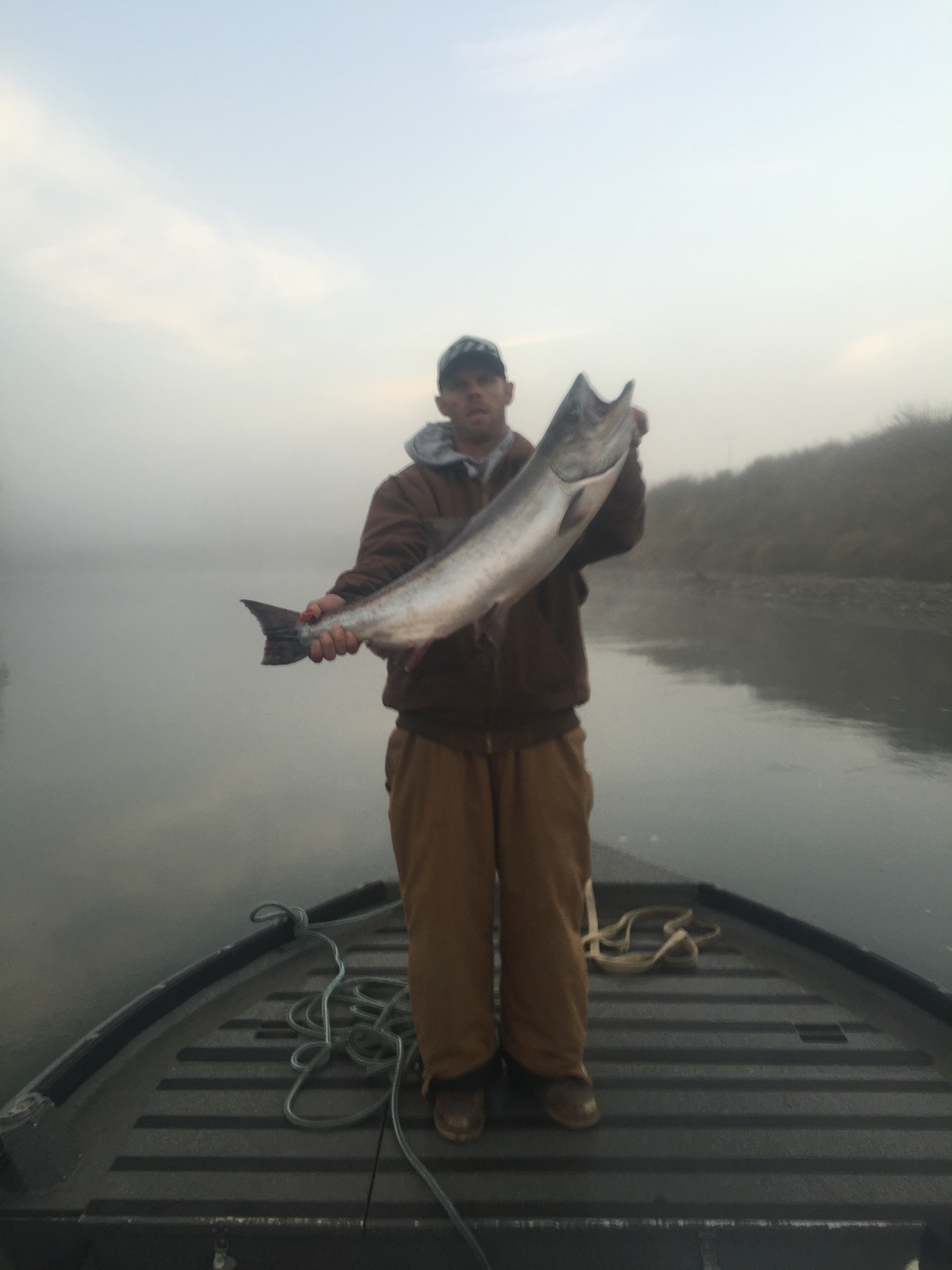 Late Fall Chinook Salmon fishing on the Sacramento River