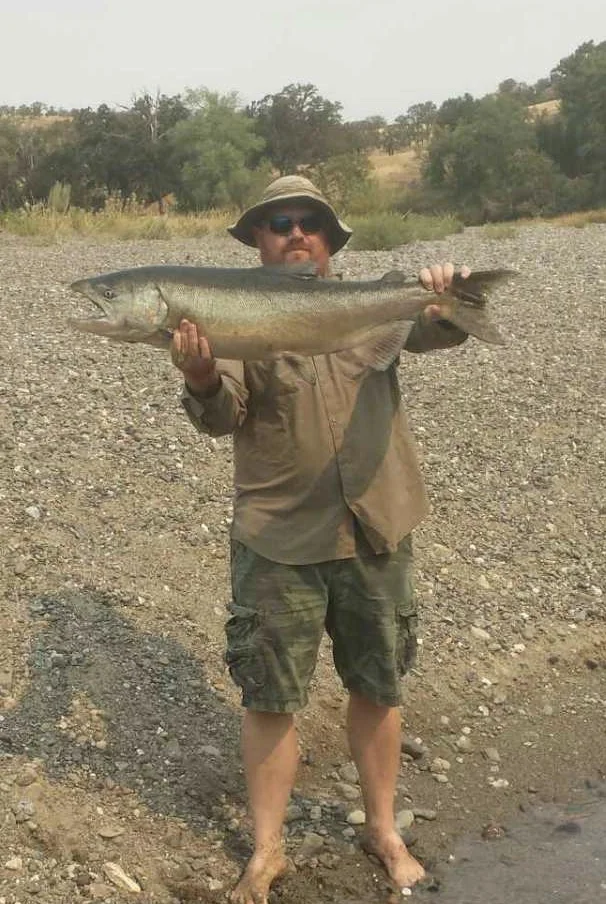Sacramento River King Salmon Caught August 23, 2015