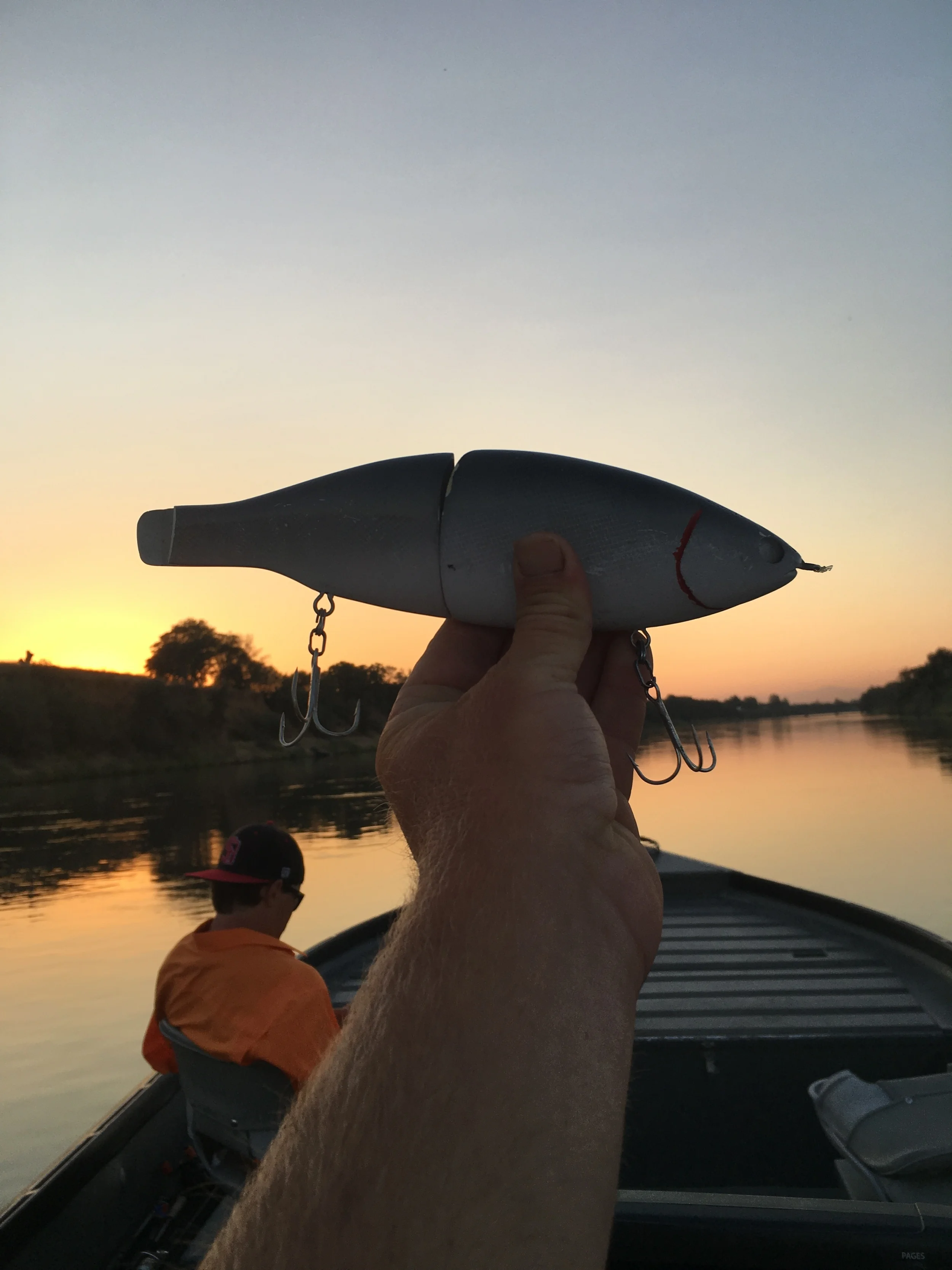 13 inch GCJ with a broken tail on the Sacramento River in Red Bluff, Ca
