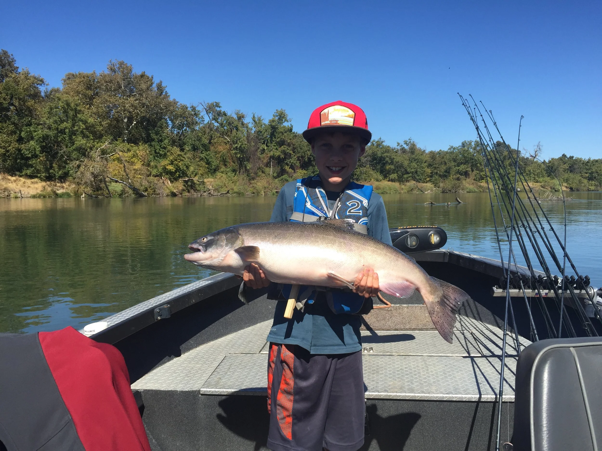 Ian With His Sacramento River King Salmon, Limit Fish