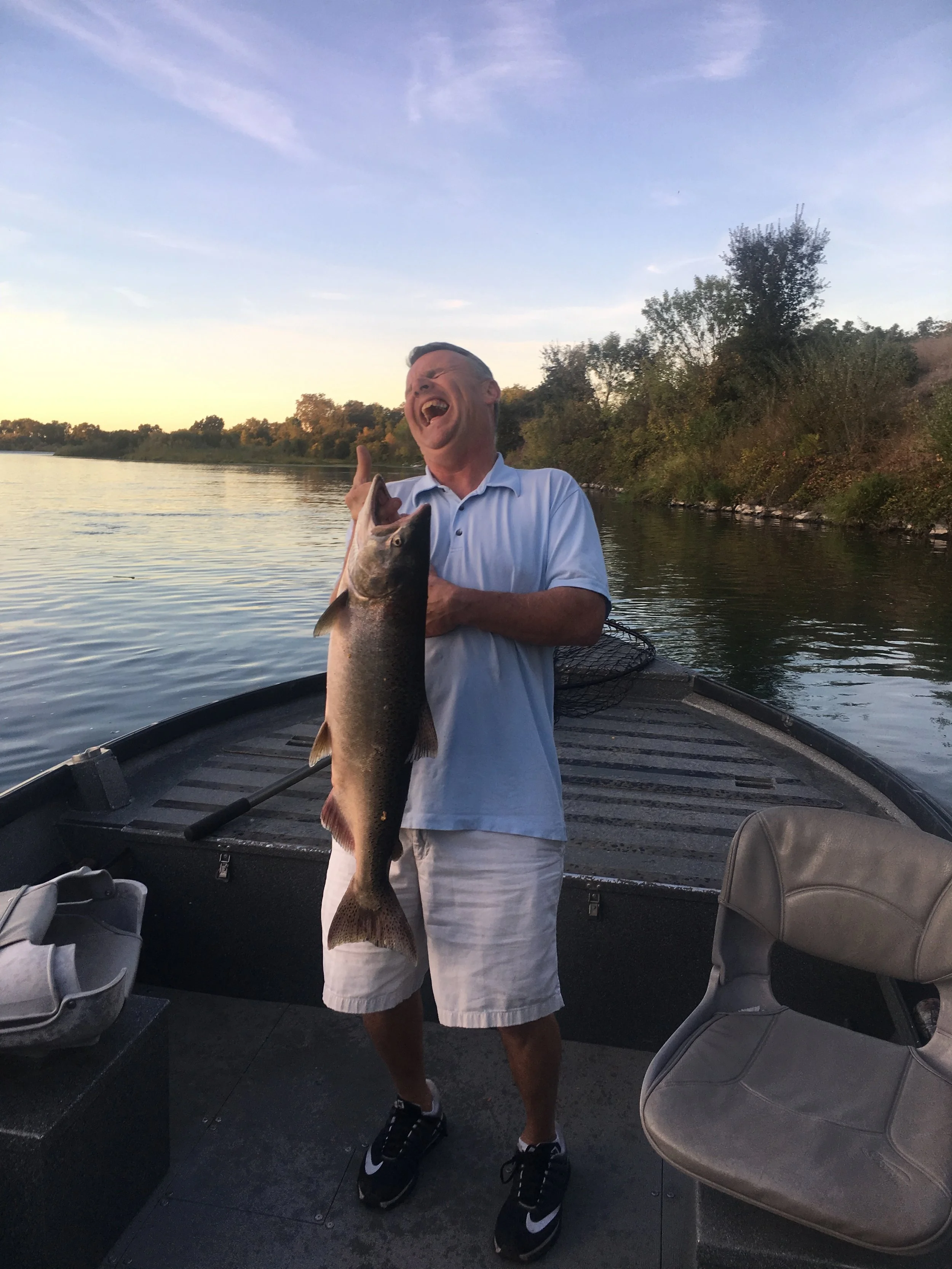 Sacramento River Salmon Caught By Client On October 7, 2016