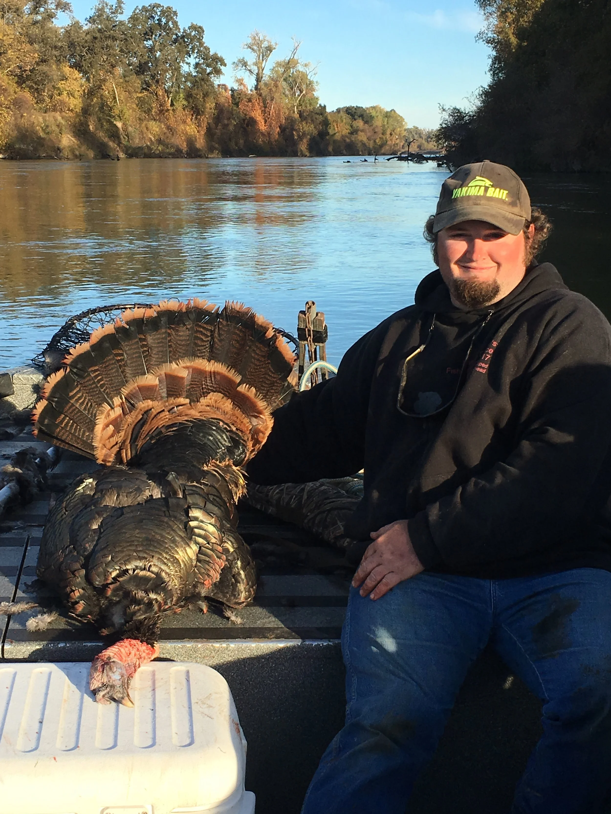 Dakota Deinse With A Sacramento River Fall Gobbler