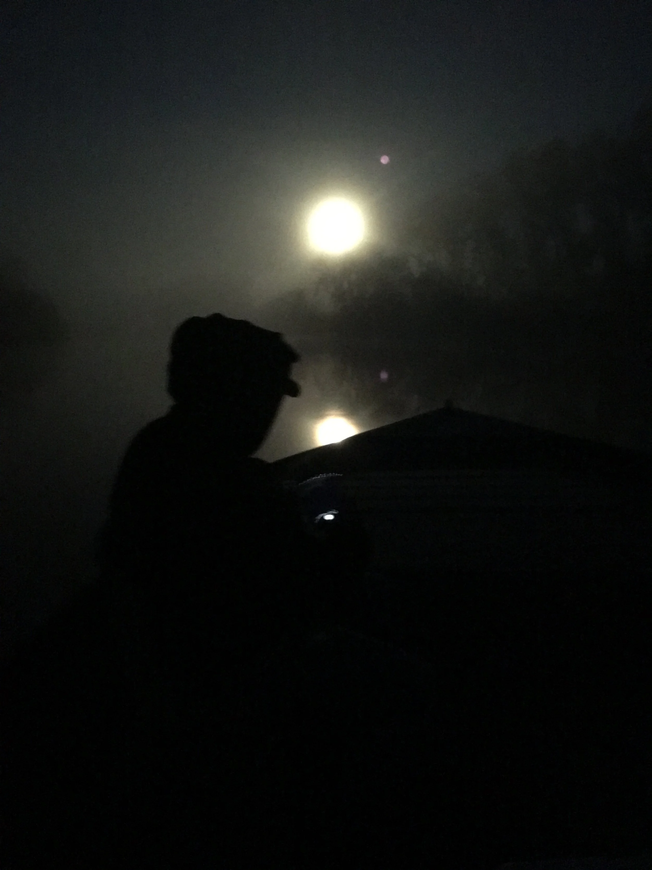 Sacramento River Salmon Fishing Guide Dakota Deinse Pictured In The Moonlight