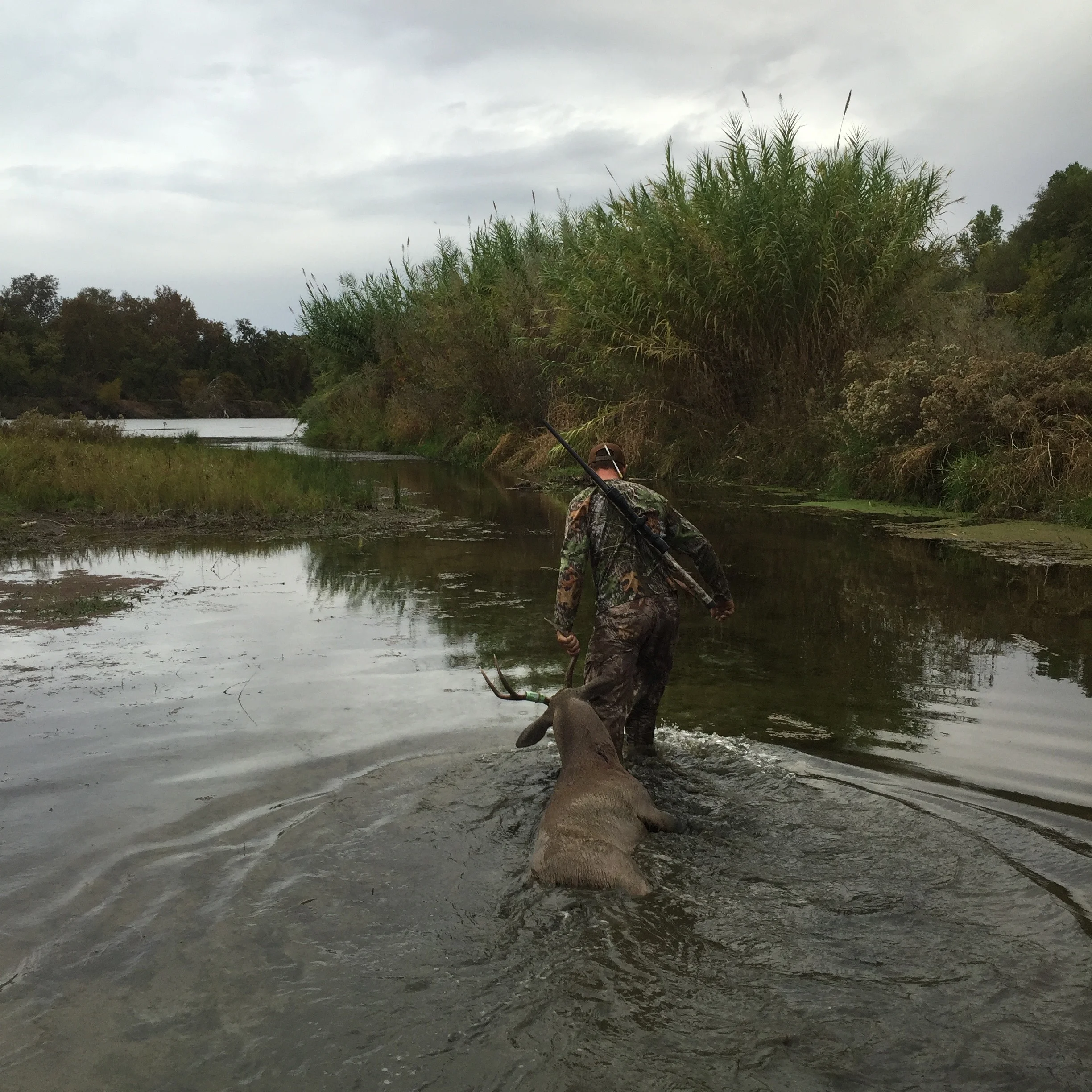 Sacramento River Local Deer Slayer With His 2015 River Buck