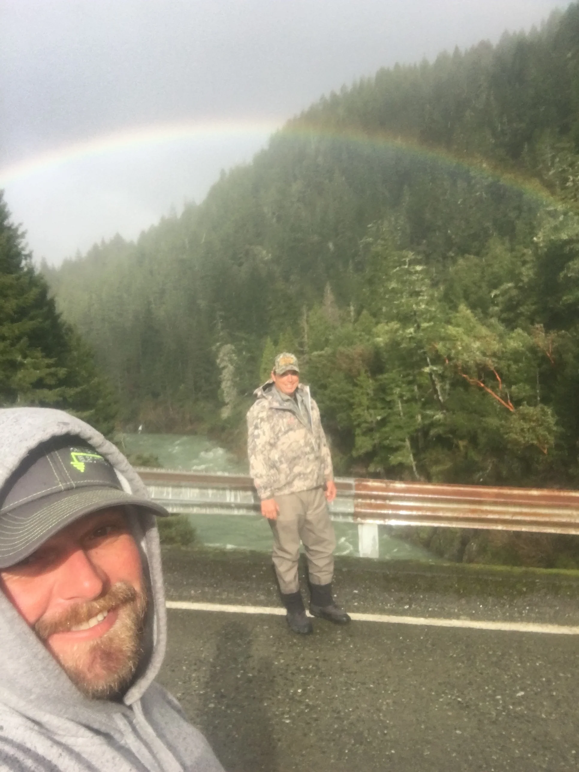 A Rainbow On The Smith River With NorCal Fishing guides Mike Rasmussen and Dave Jacobs