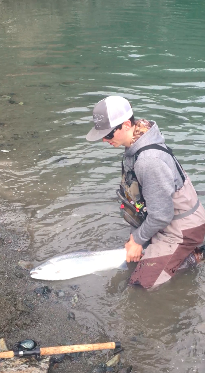 Steelhead Prodigy Ryan Tripp From Northern California Holding Cali Chrome