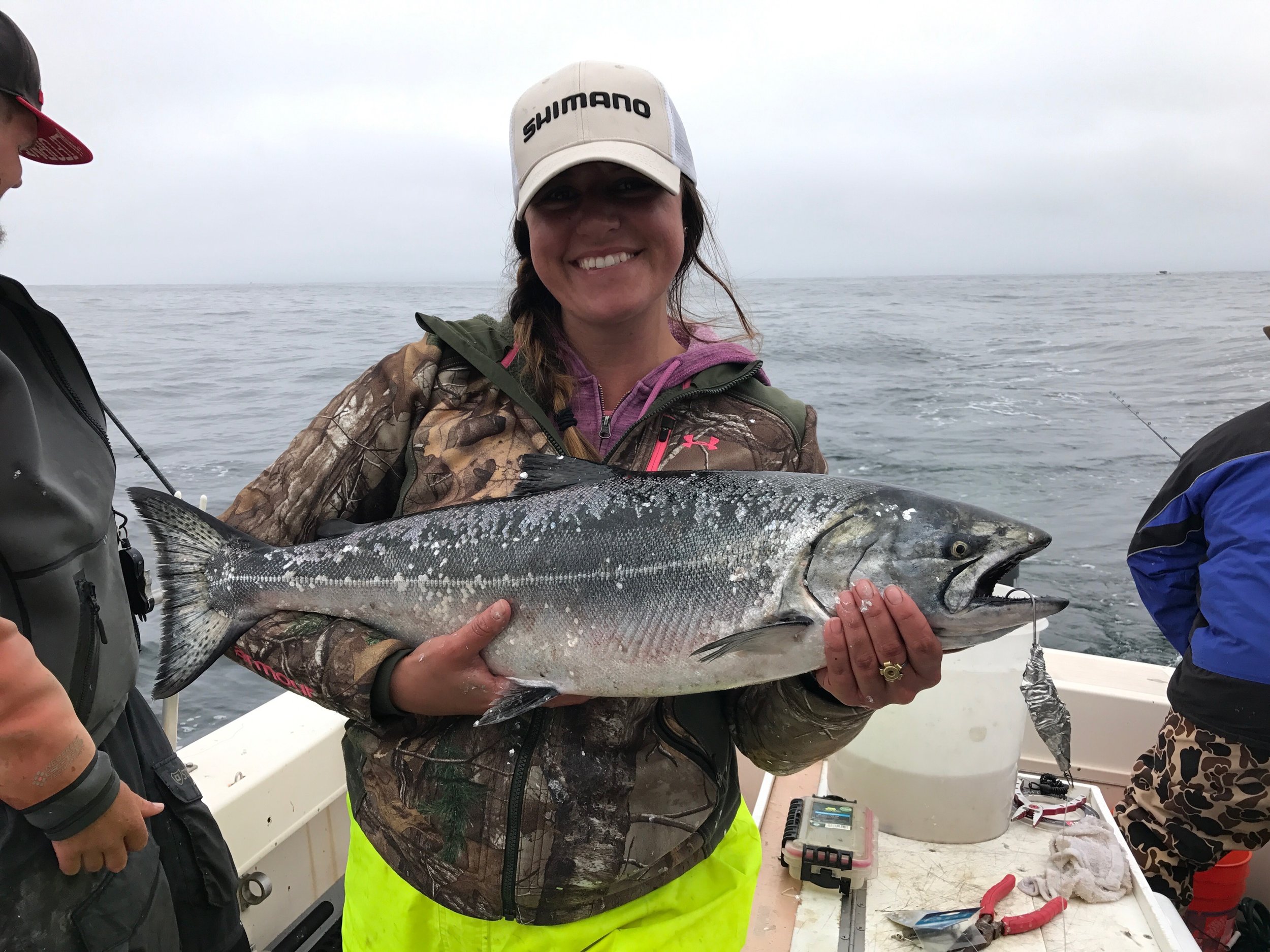Just another quality king salmon caught on the "Legal Limit Lunch Special" on July 29, 2017.