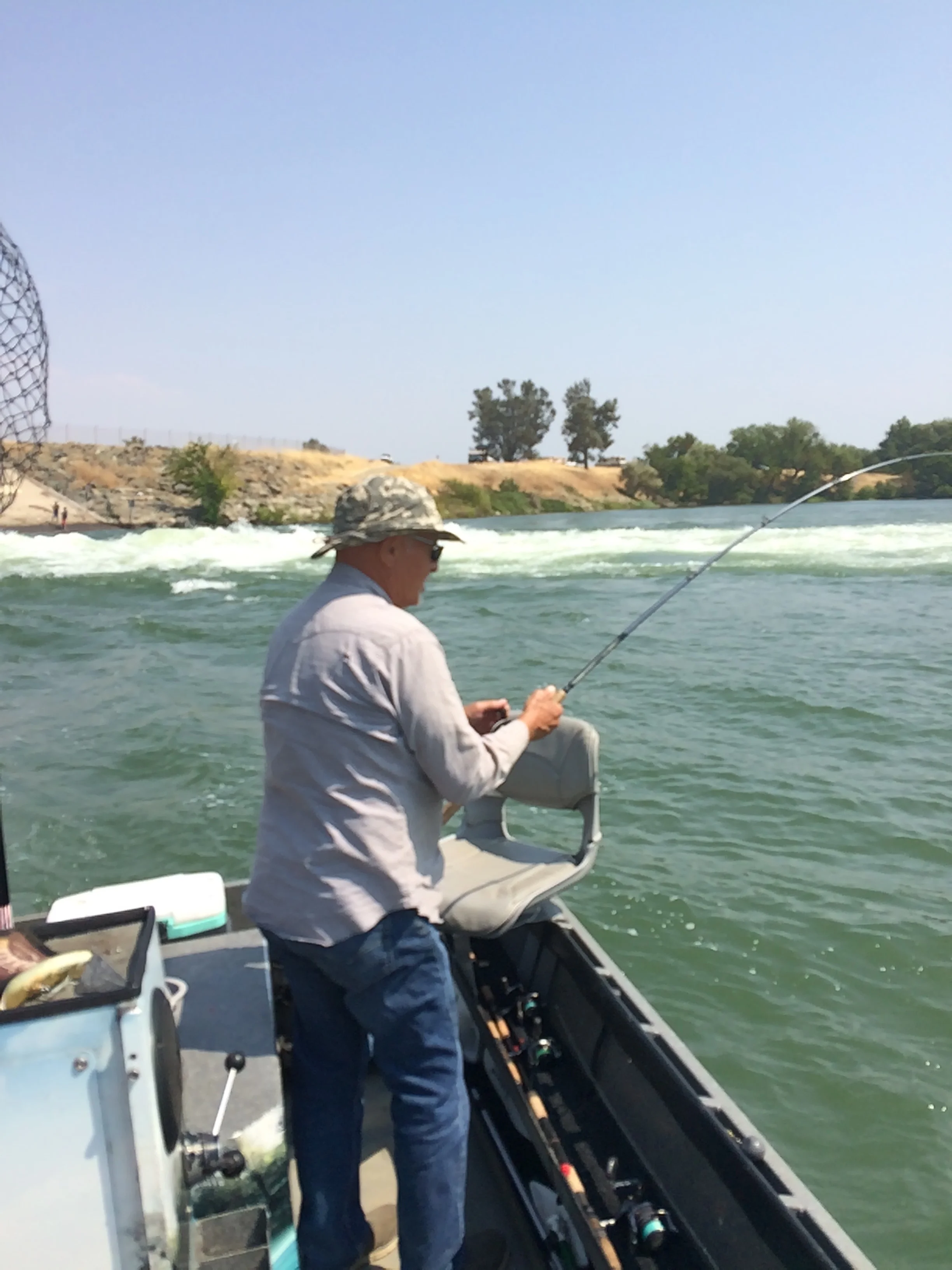 Fishing The Outlet Hole On The Feather River August 24, 2017