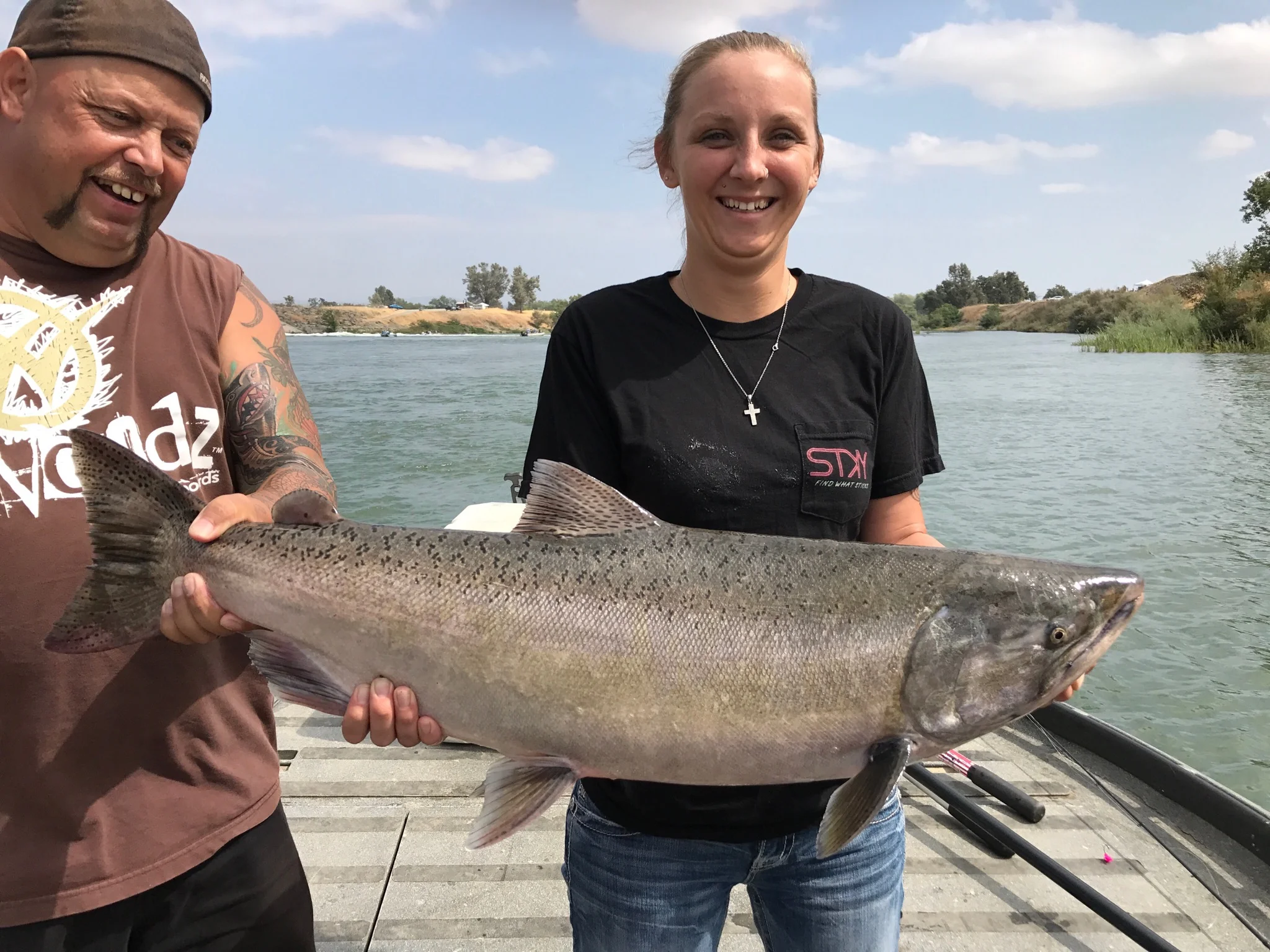 What A Great First Salmon Caught On The Feather River