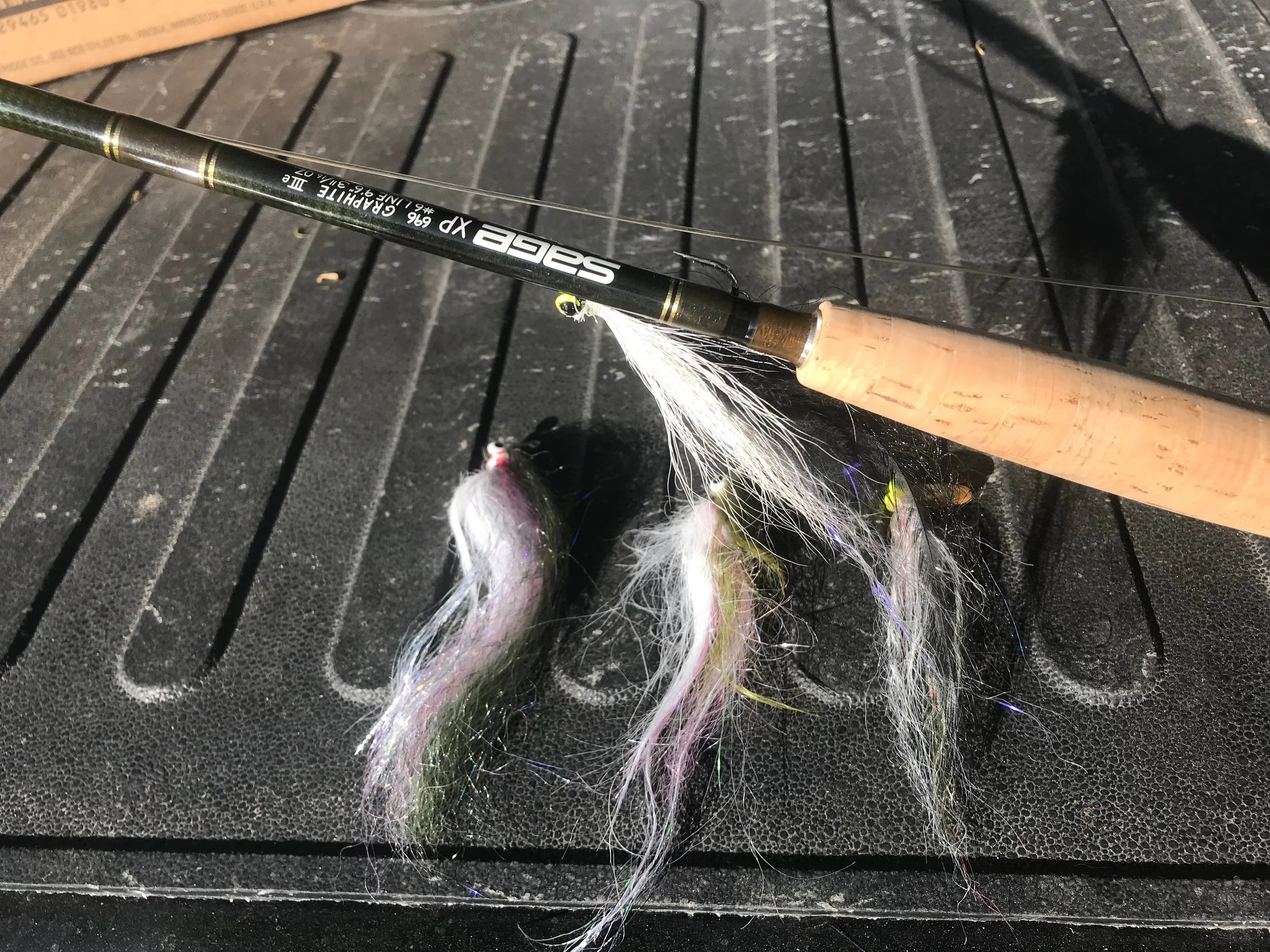 Hand Tied Flies For Striper Fishing On The Sacramento River