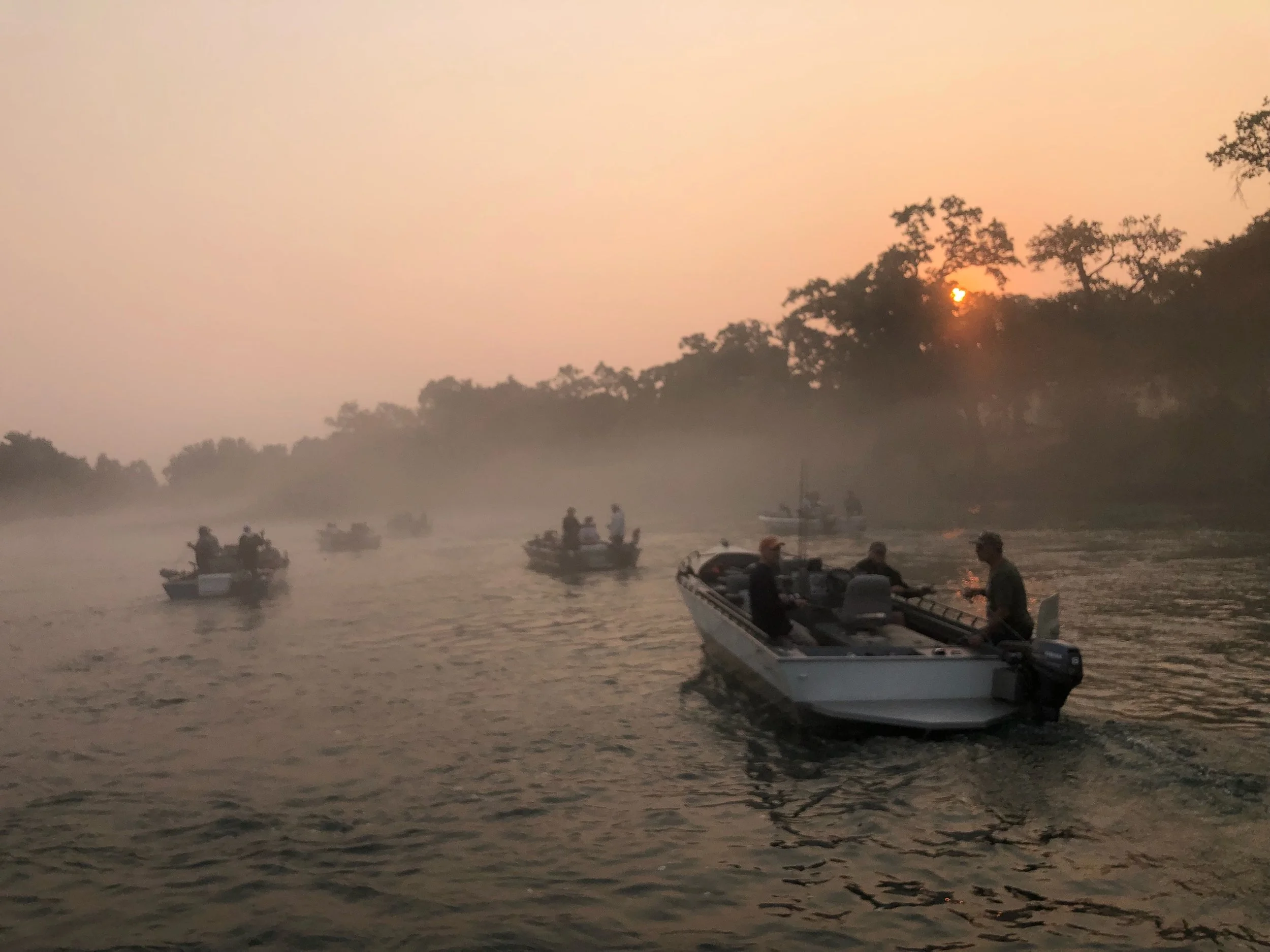 Opening Day At The Barge Hole On The Sacramento River