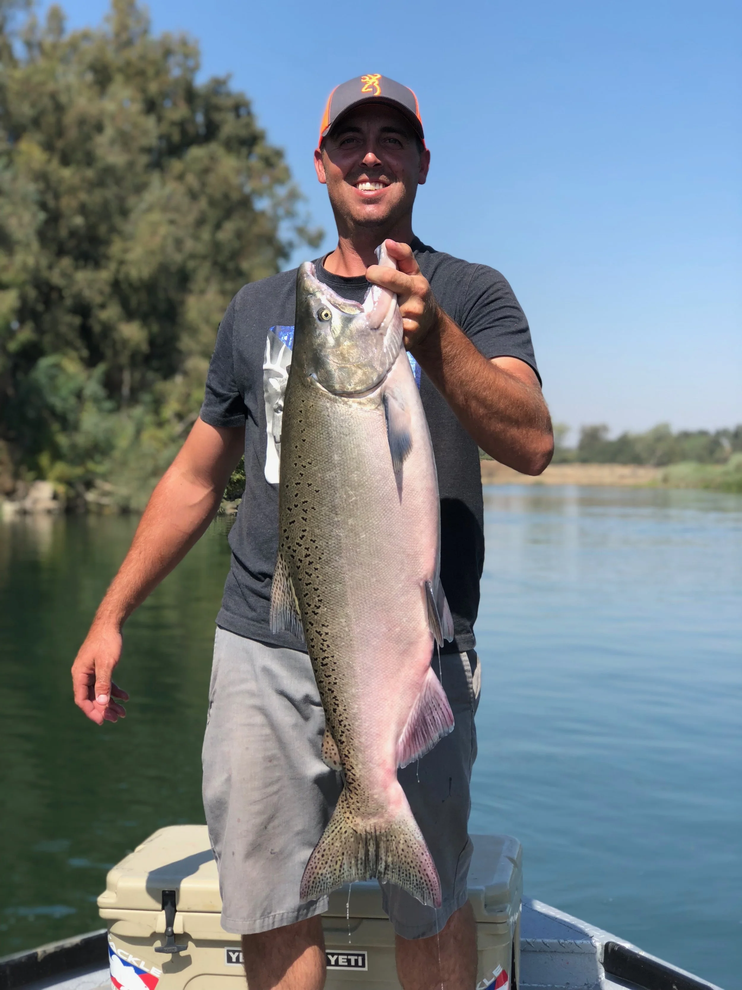 Tory From Clearlake, Ca With A Beautiful Salmon