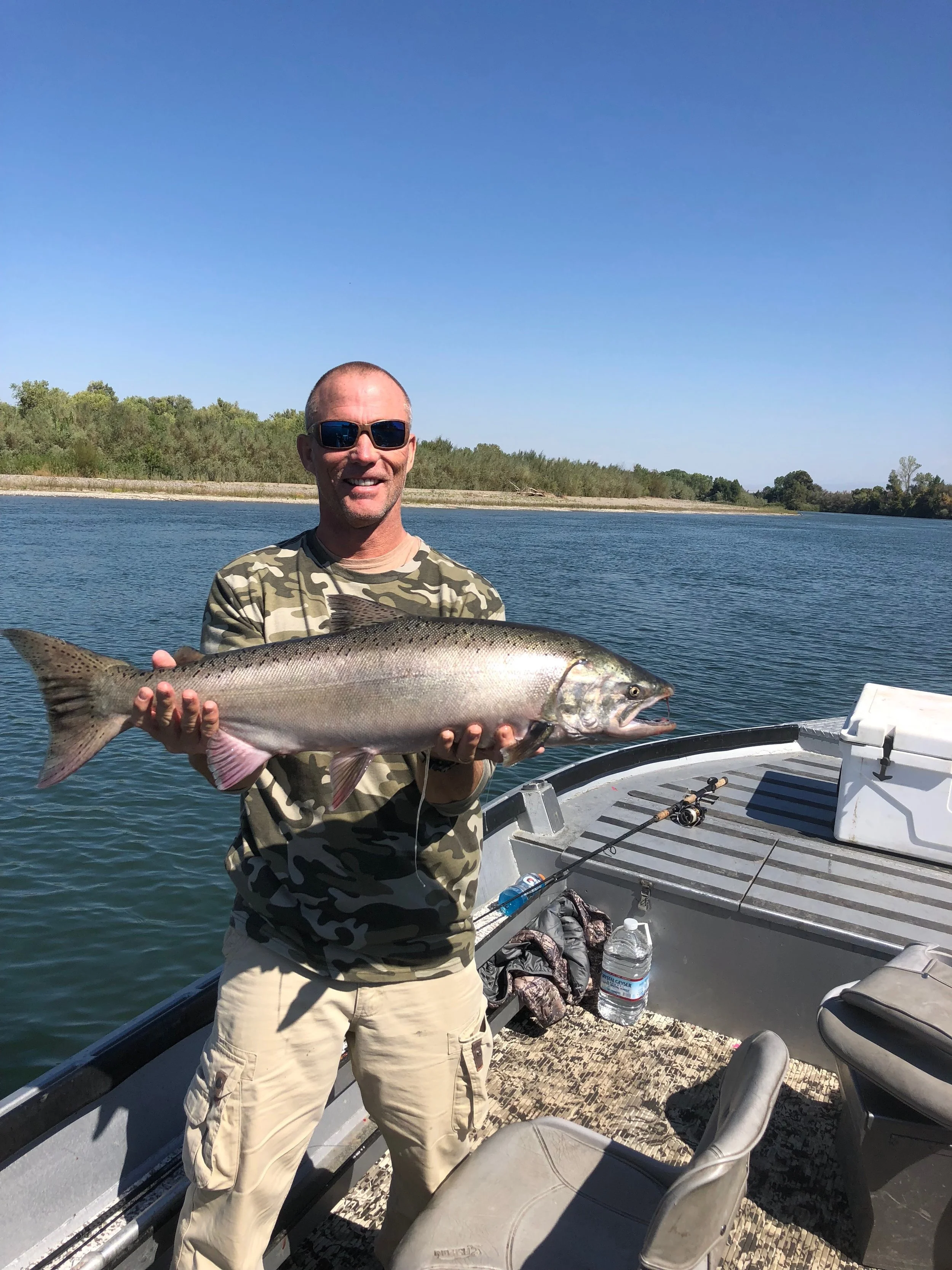 John From Los Angeles, Ca Holding A California King Salmon