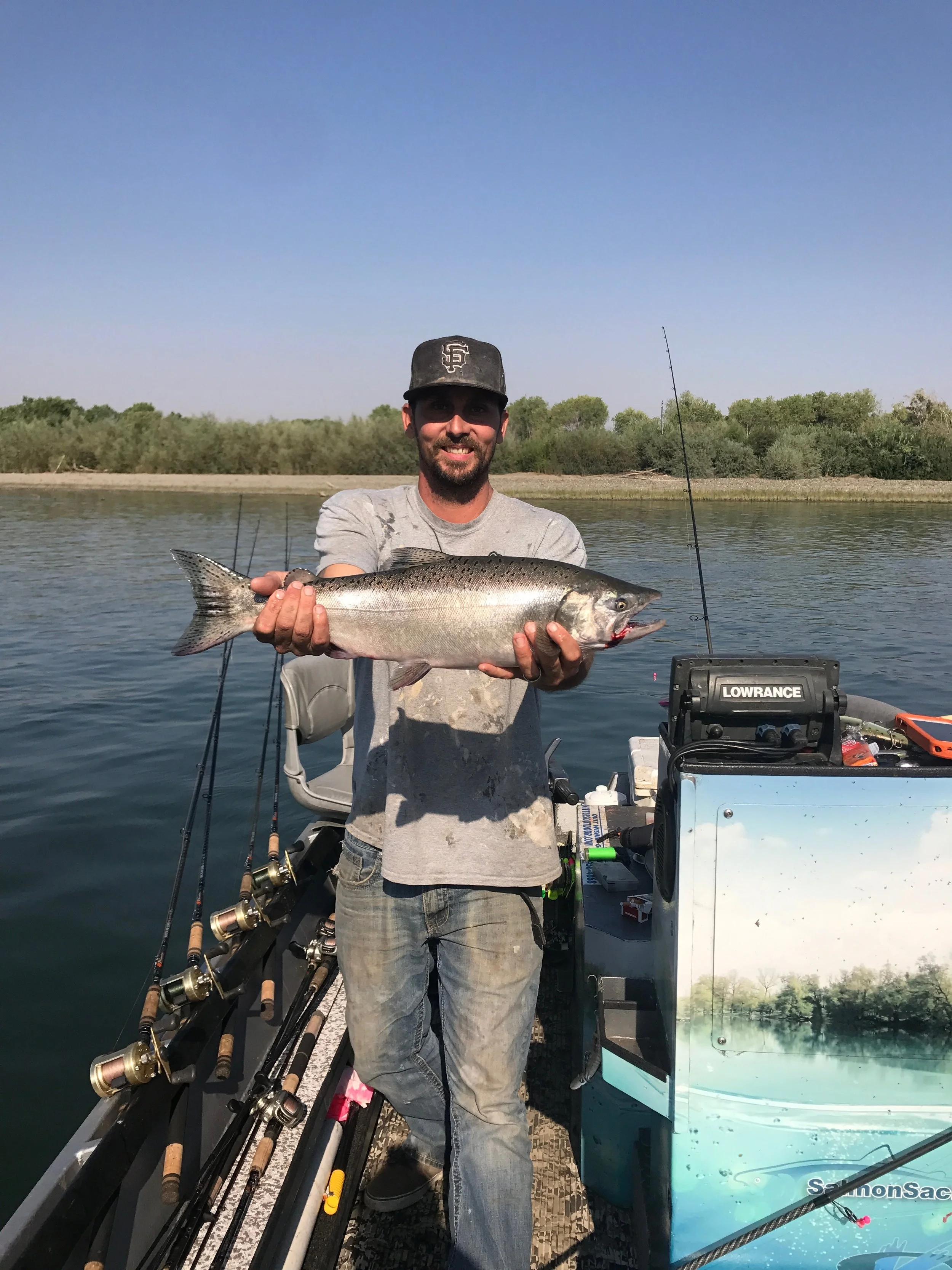 First California Salmon For This Angler