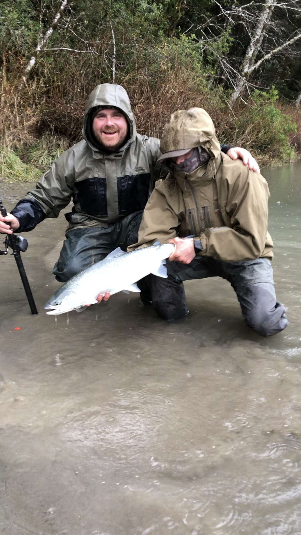 Steelhead Fishing Friends Ryan Tripp And Mike Tipton