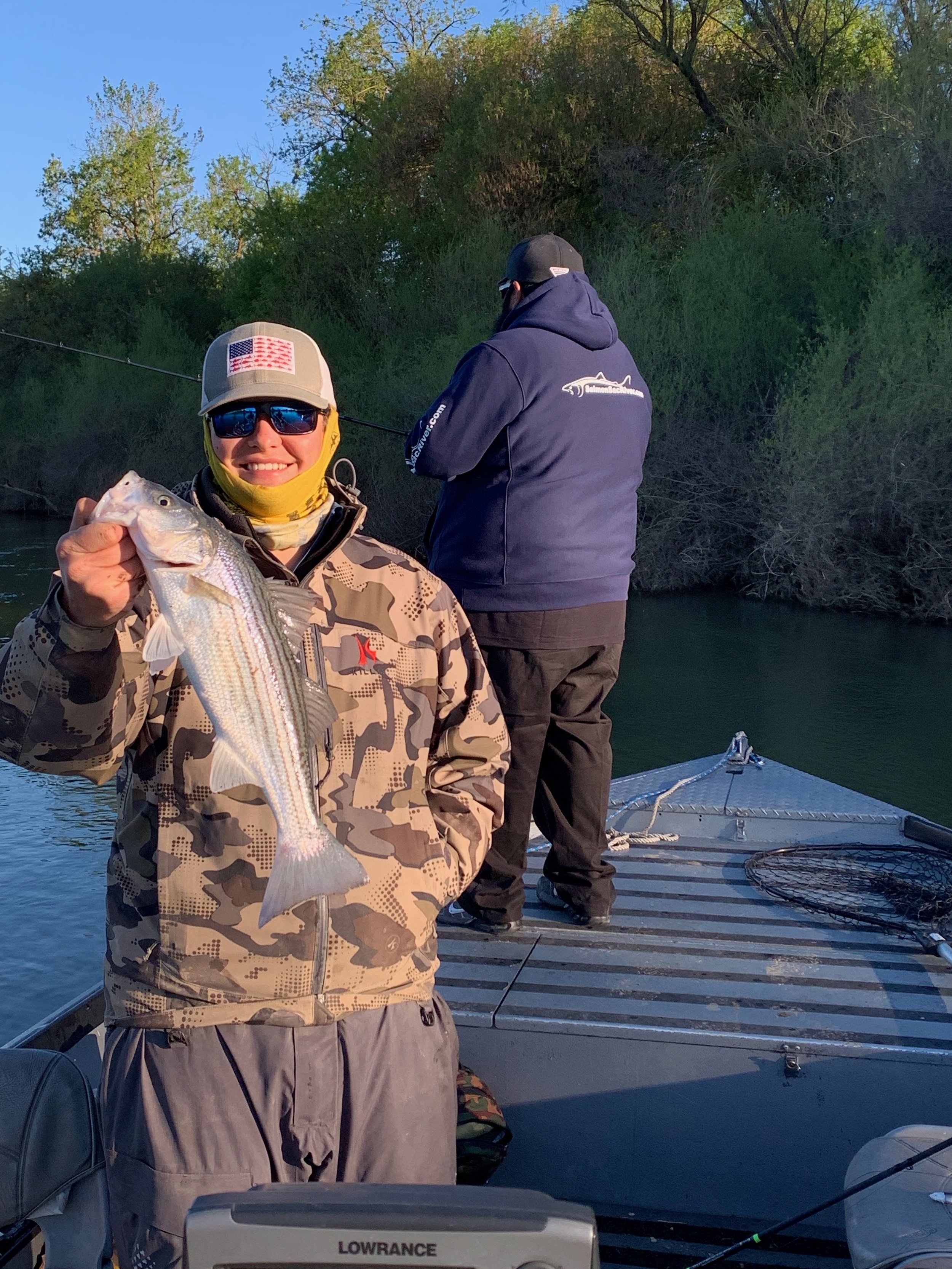 Striped Bass Fishing Guide Jacob Frye With A Keeper Striped Bass