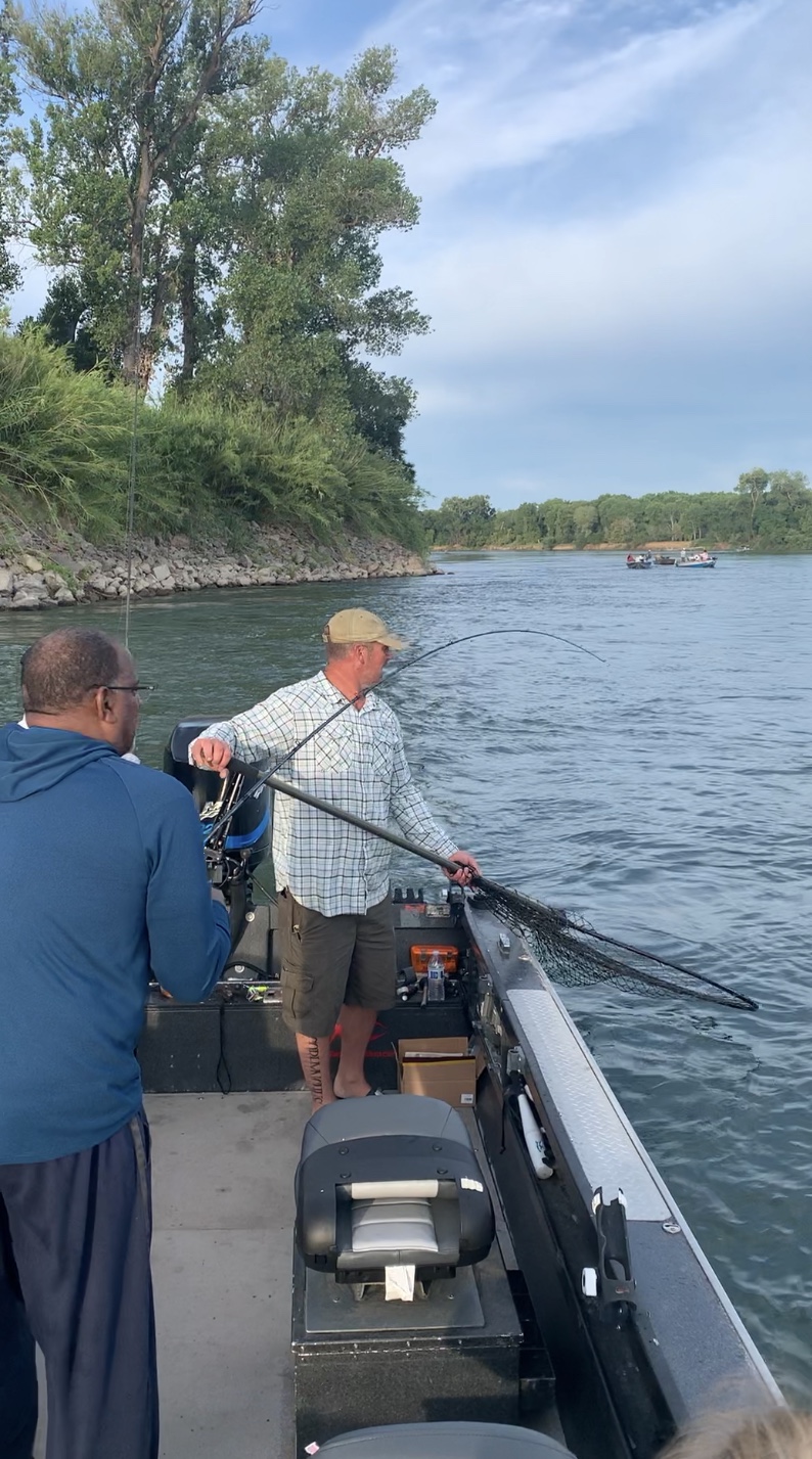 Opening Day Salmon On The Hook