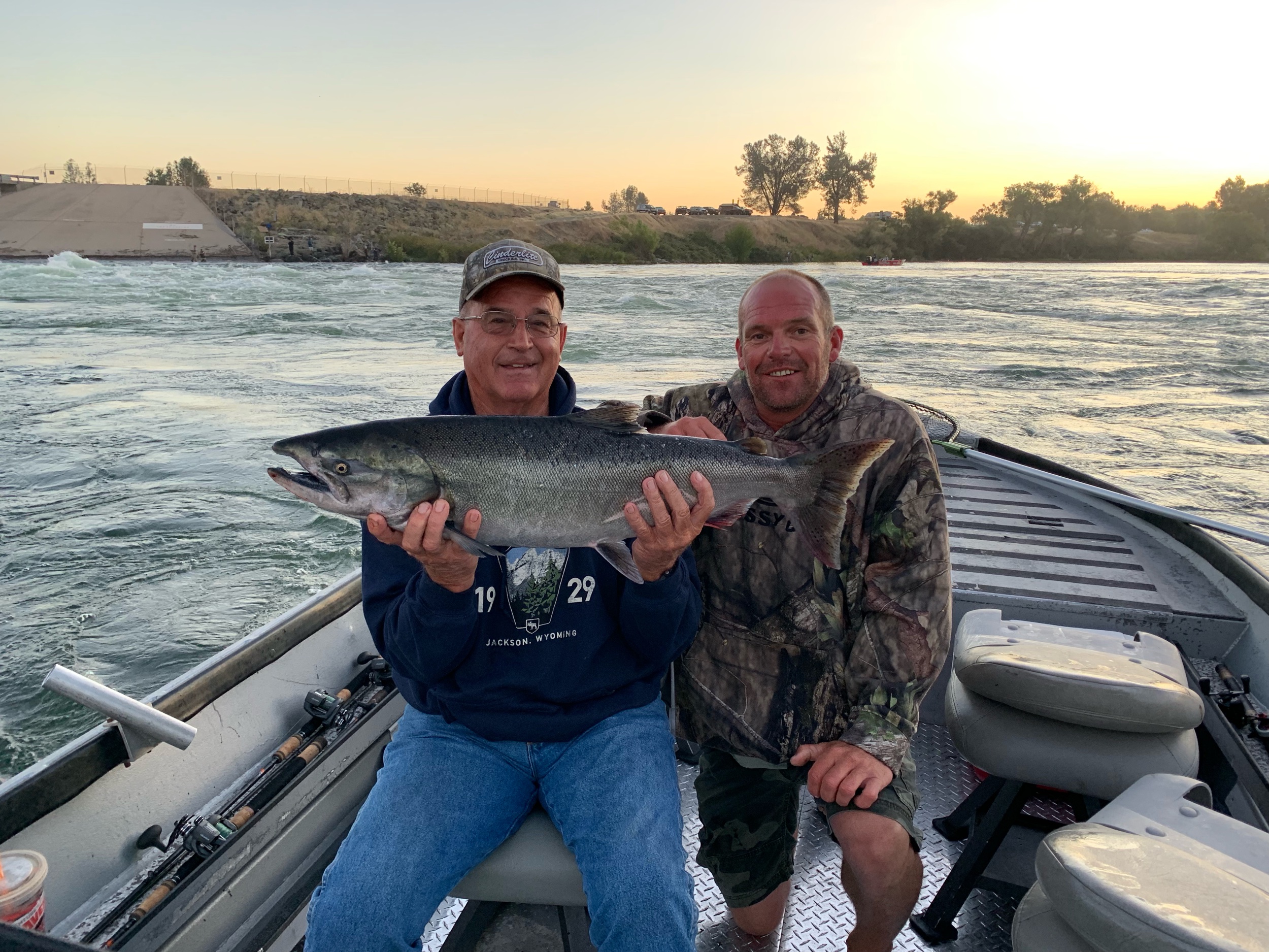 Feather River King Salmon Caught July 19, 2019