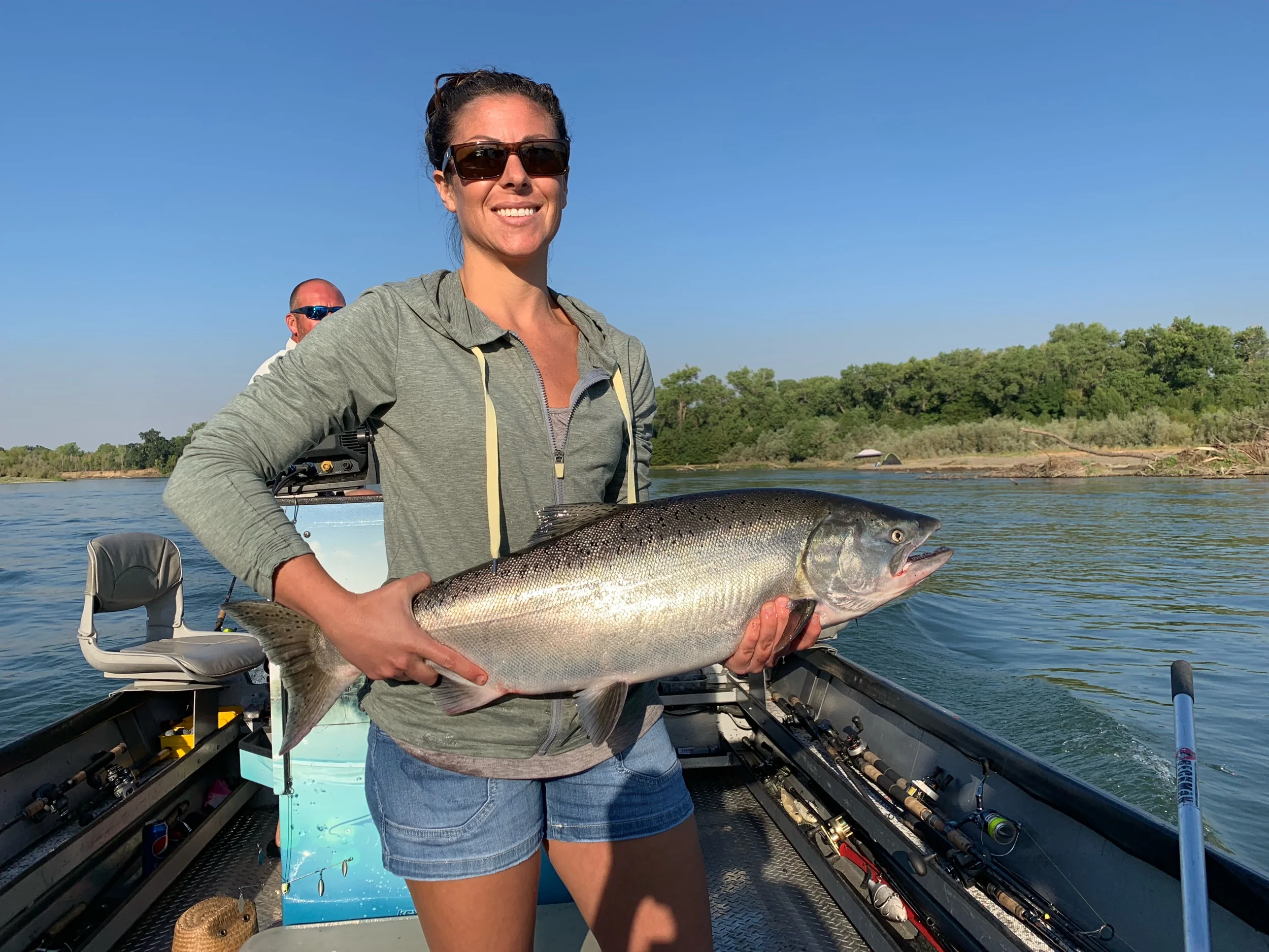 This Women’s First Salmon Caught July 27, 2019