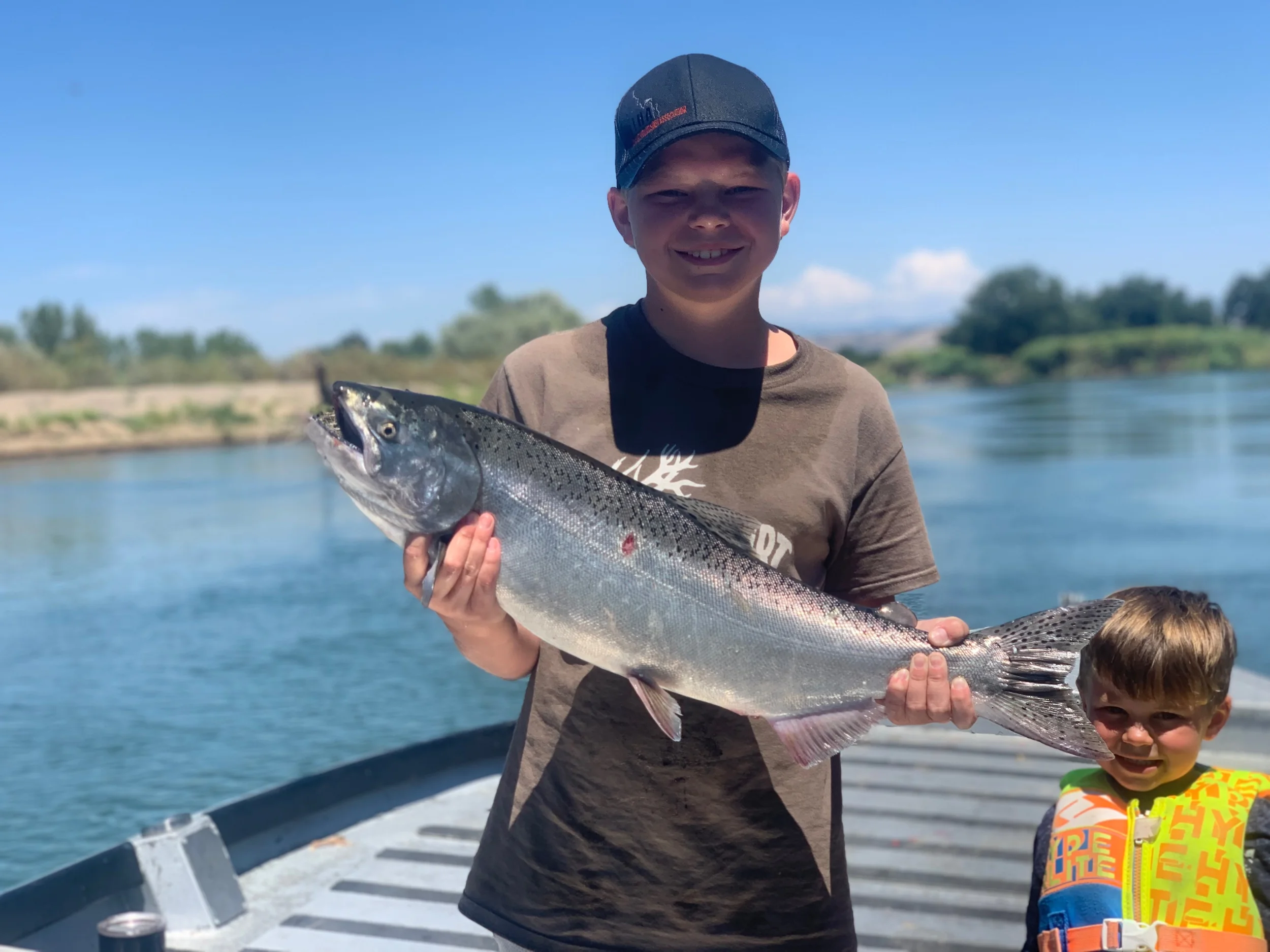 Kids Fish For Salmon Too!