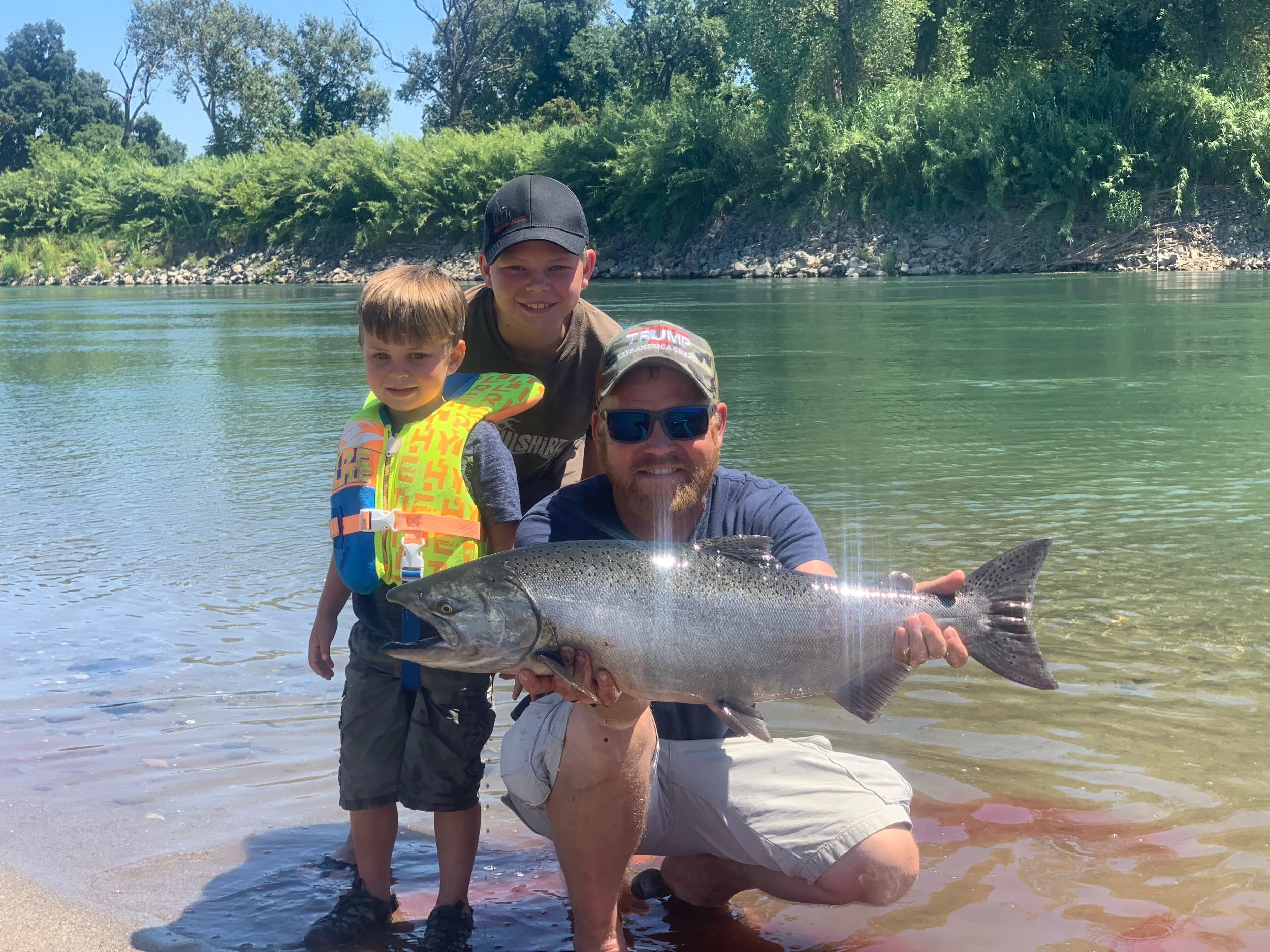 Father And Sons’ With Fishing Gudie Ryan Tripp