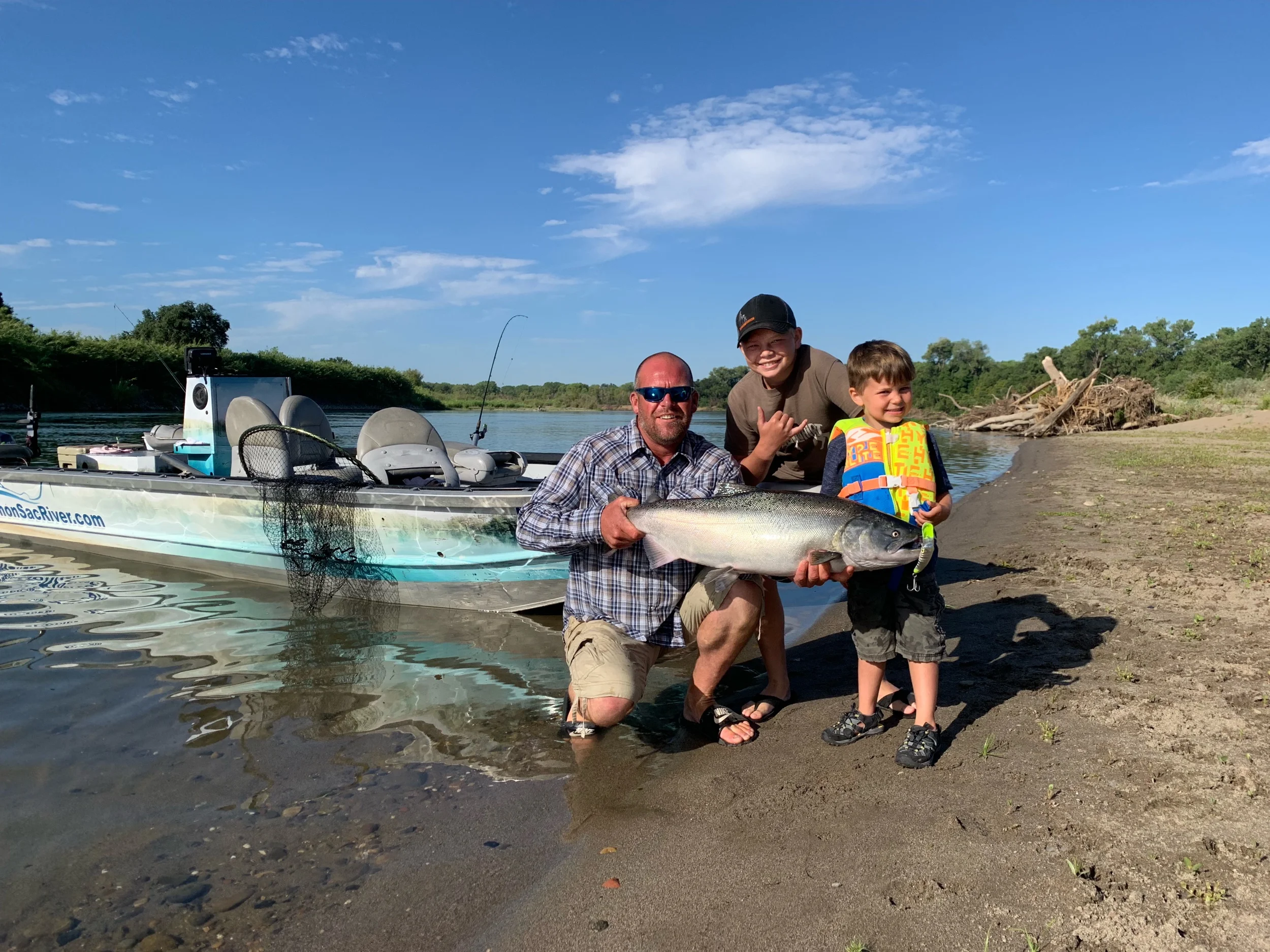 Kids Day On The Sacramento River Fishing Charter SalmonSacRiver.com