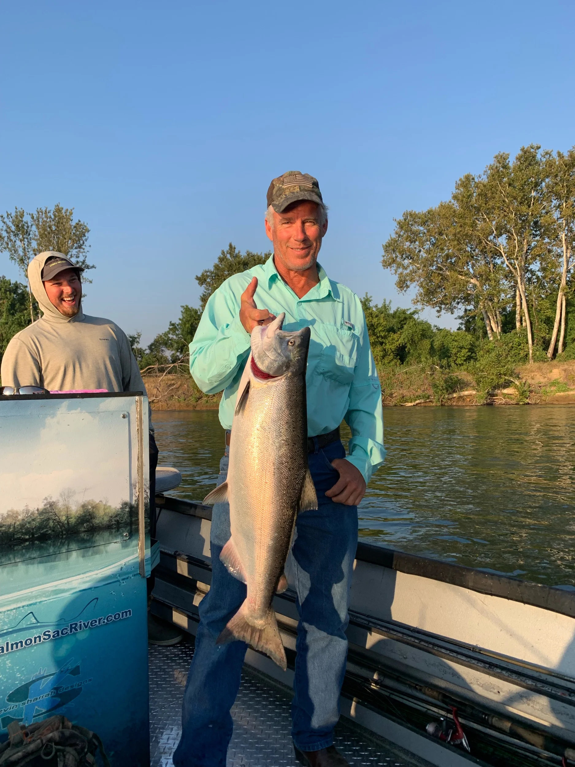 Client Dave With A California King Salmon