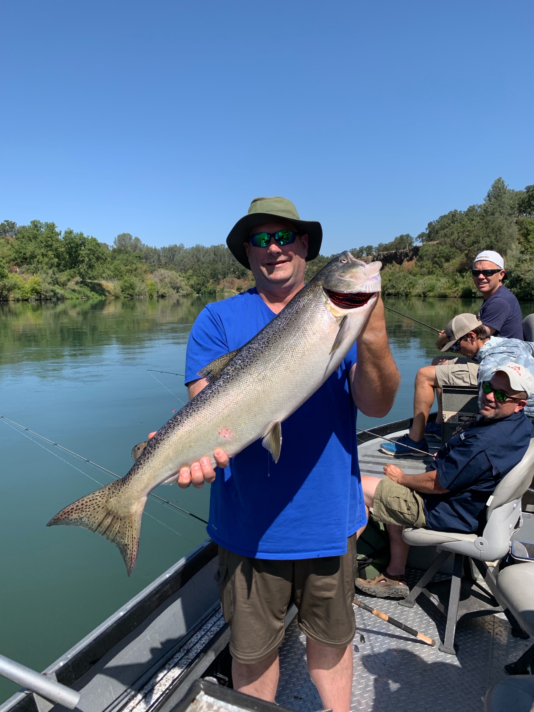 Dragging Cured Salmon Eggs On The Sacramento River