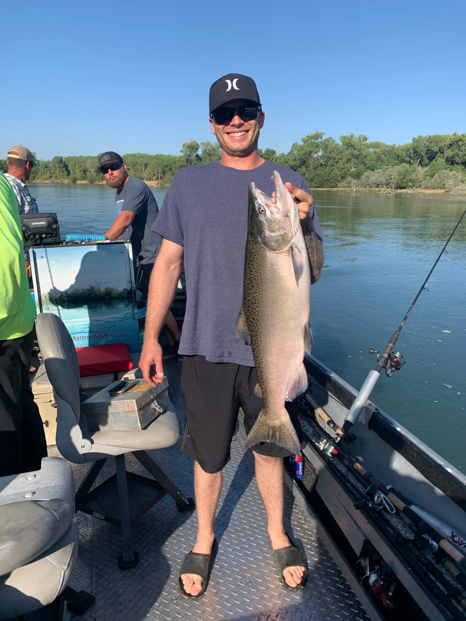 Brian Catches His First Salmon Ever