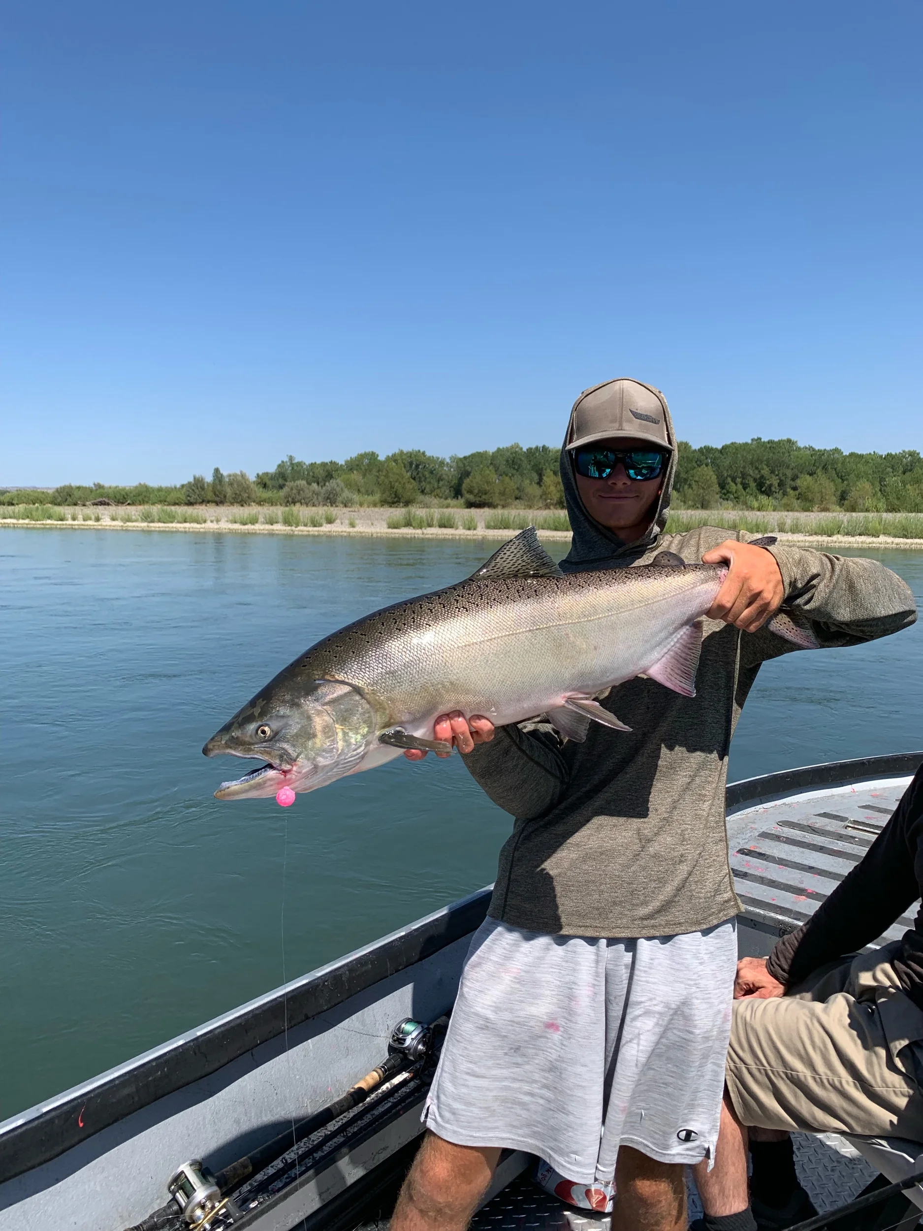 Ryan Tripp Holds Sacramento River Chinook Salmon